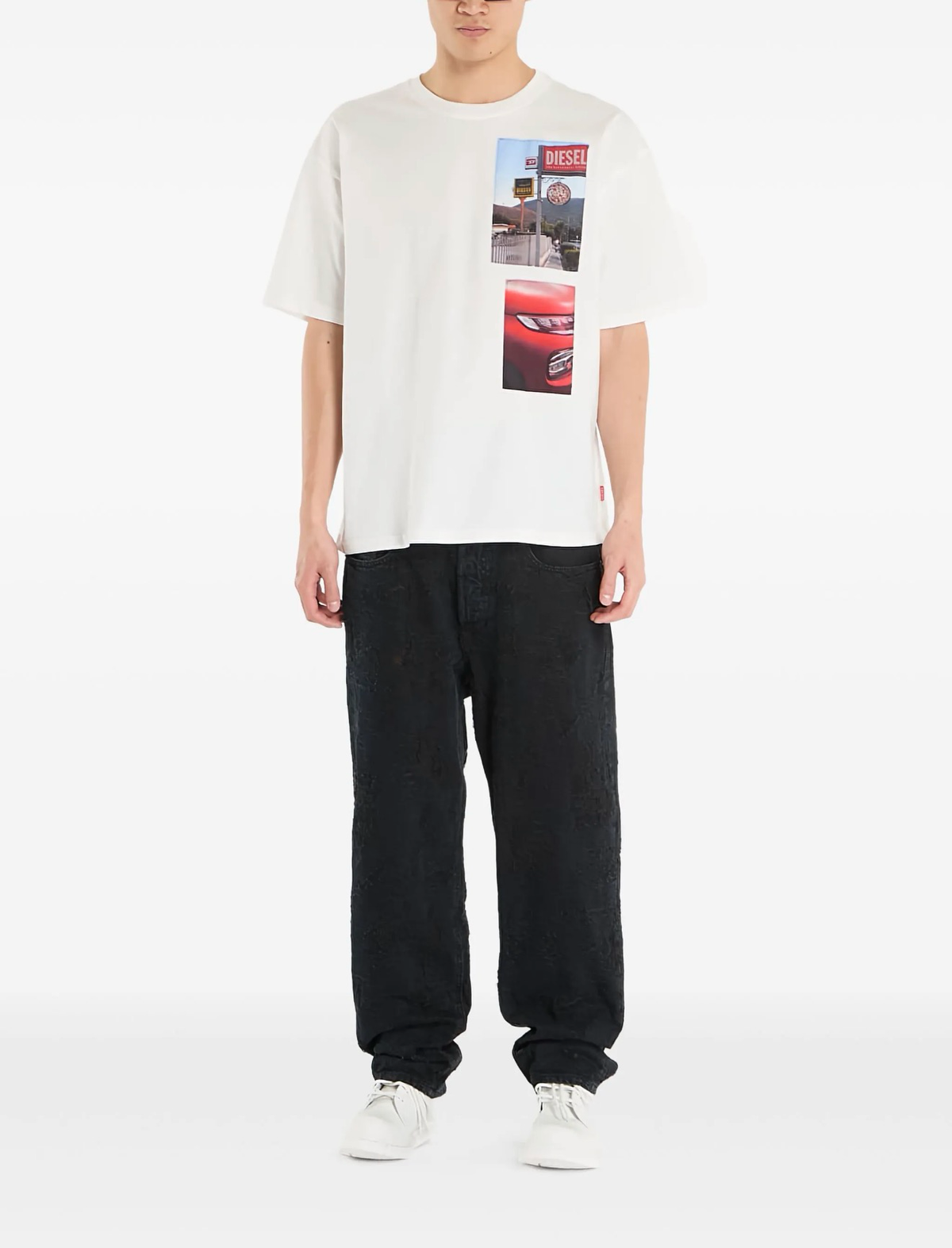 Diesel Straight Leg Denim Jeans