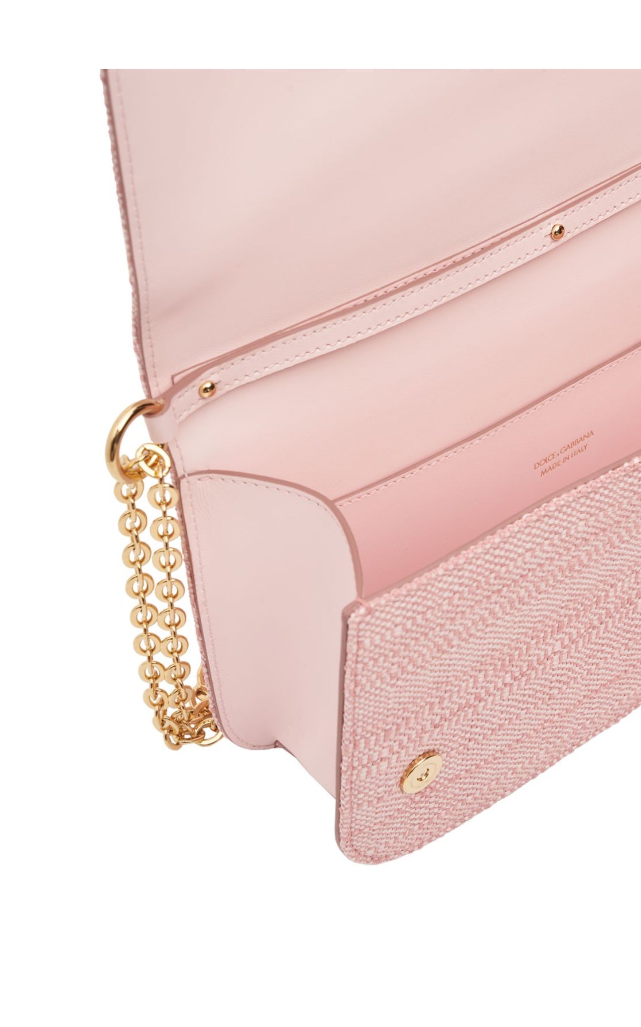 Dolce&Gabbana Raffia Chain Shoulder Bag