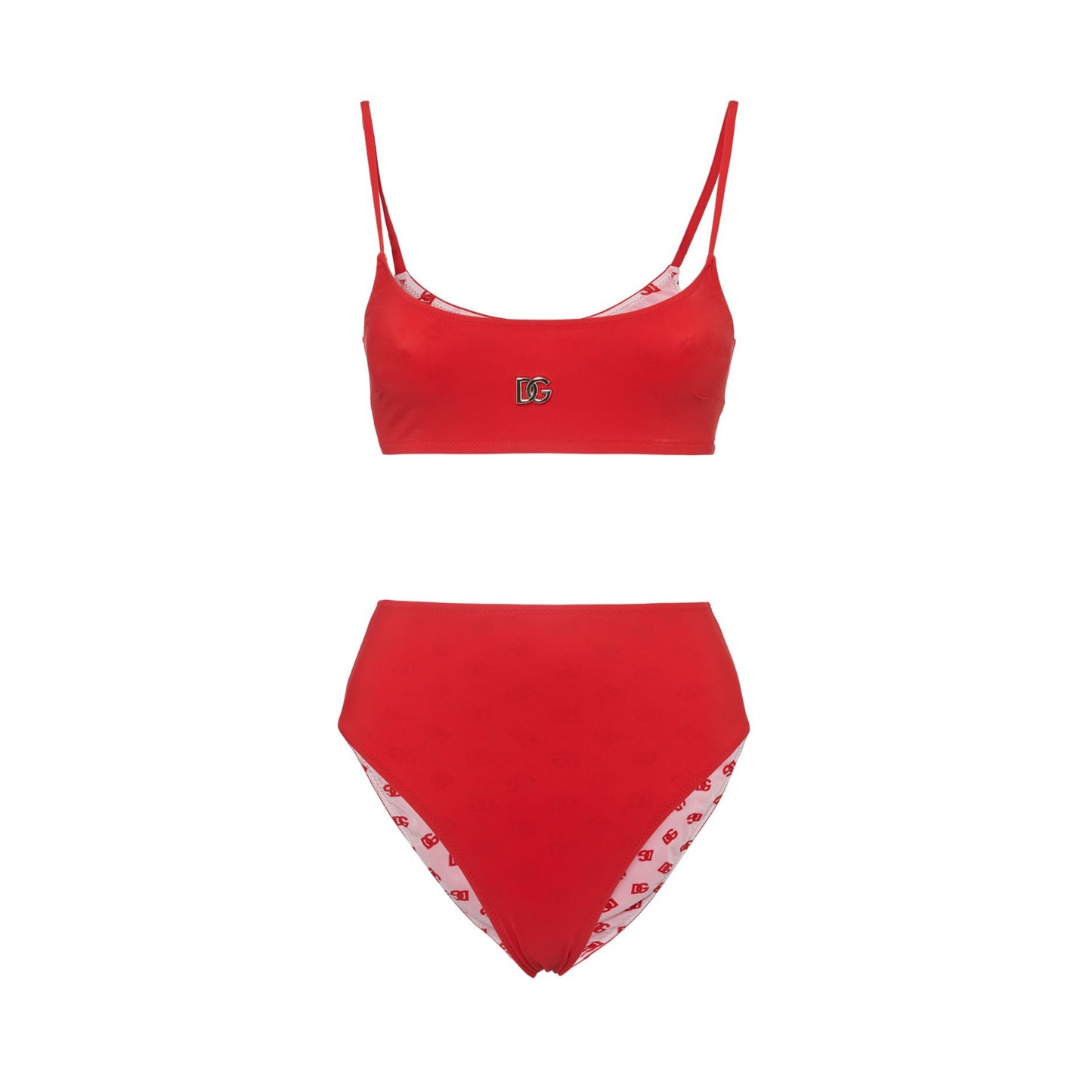 Dolce&Gabbana Logo Jersey Bikini Set