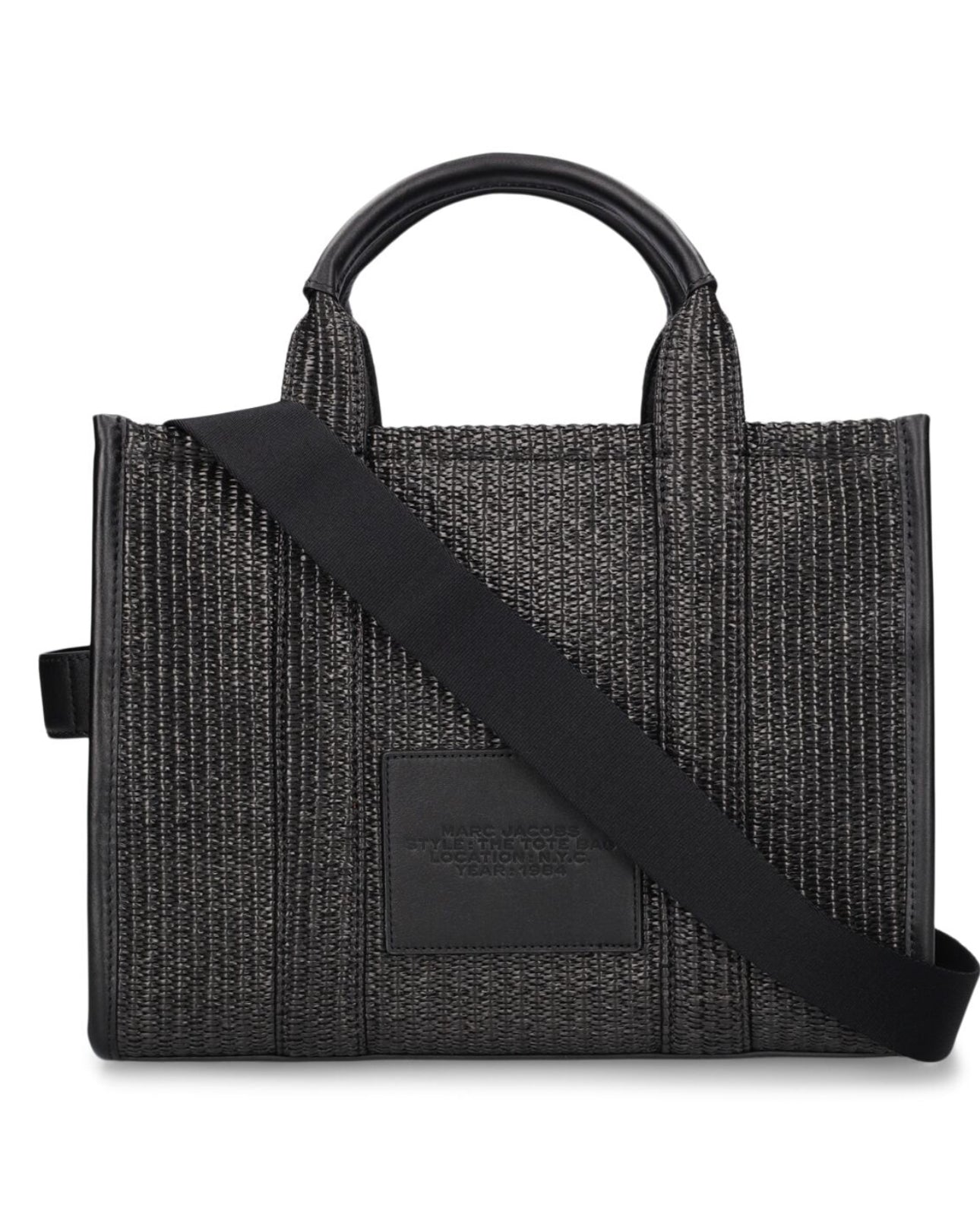 Marc Jacobs Medium Raffia Effect Tote Bag