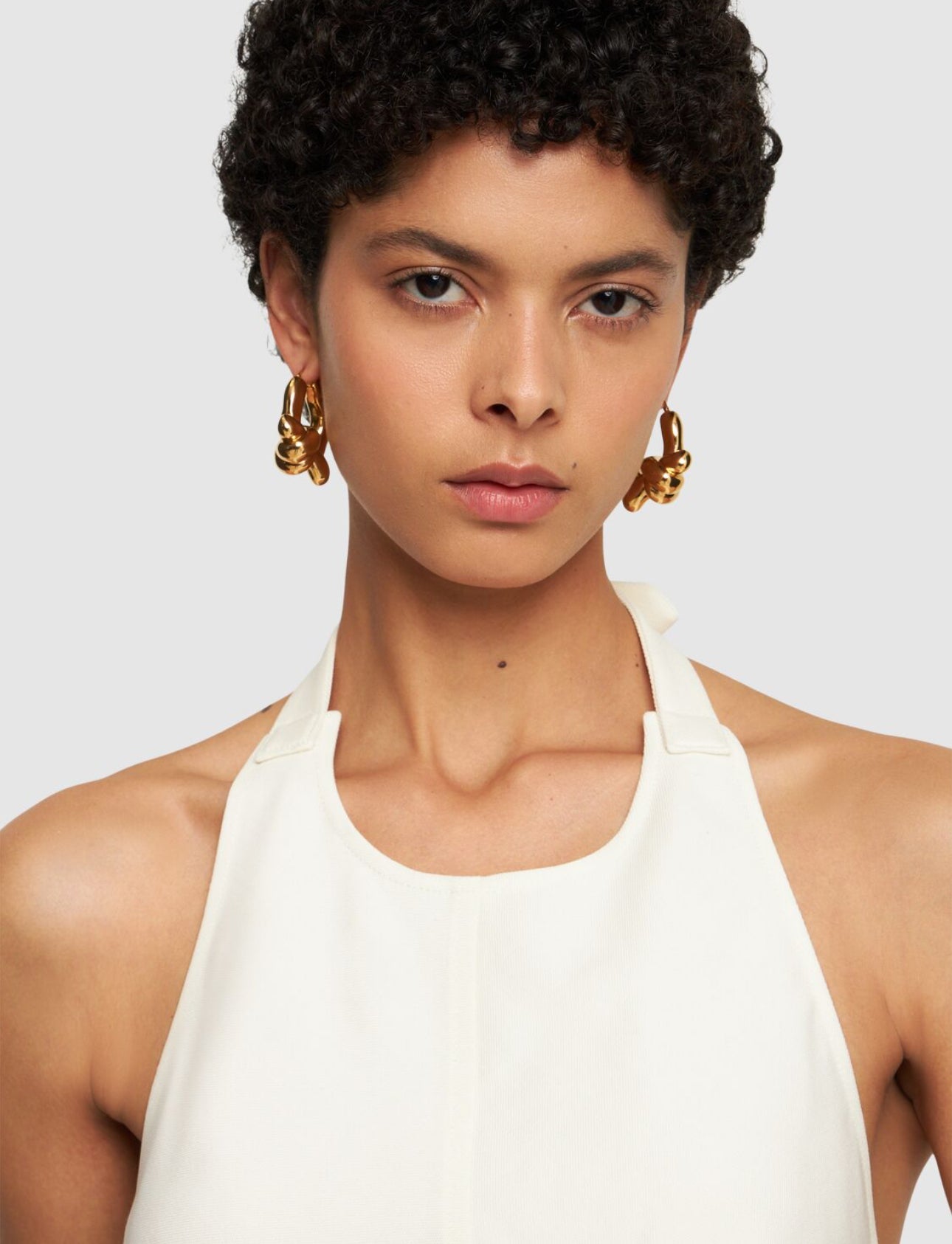 Jil Sander CW5 2 Hoop Earrings