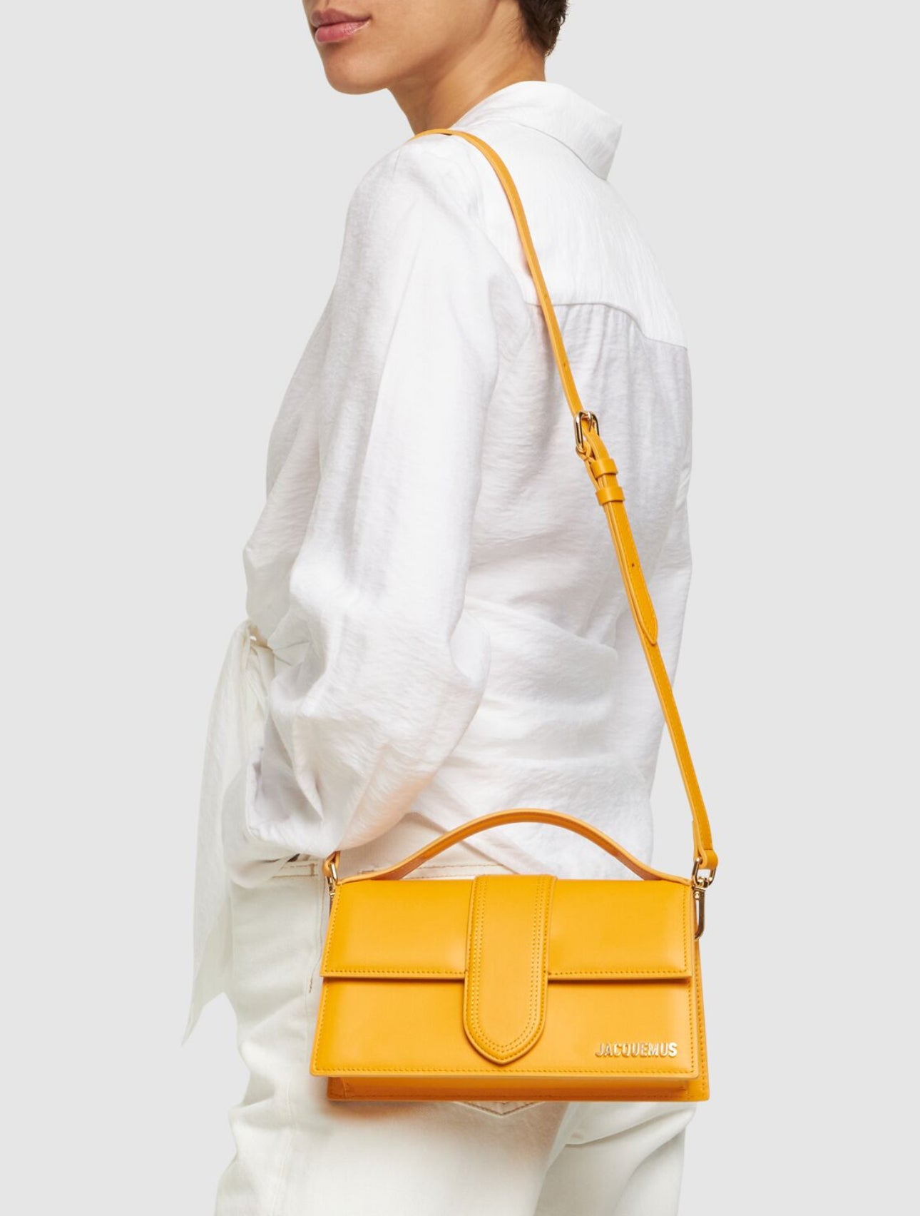 Jacquemus Le Grand Bambino Smooth Leather Bag