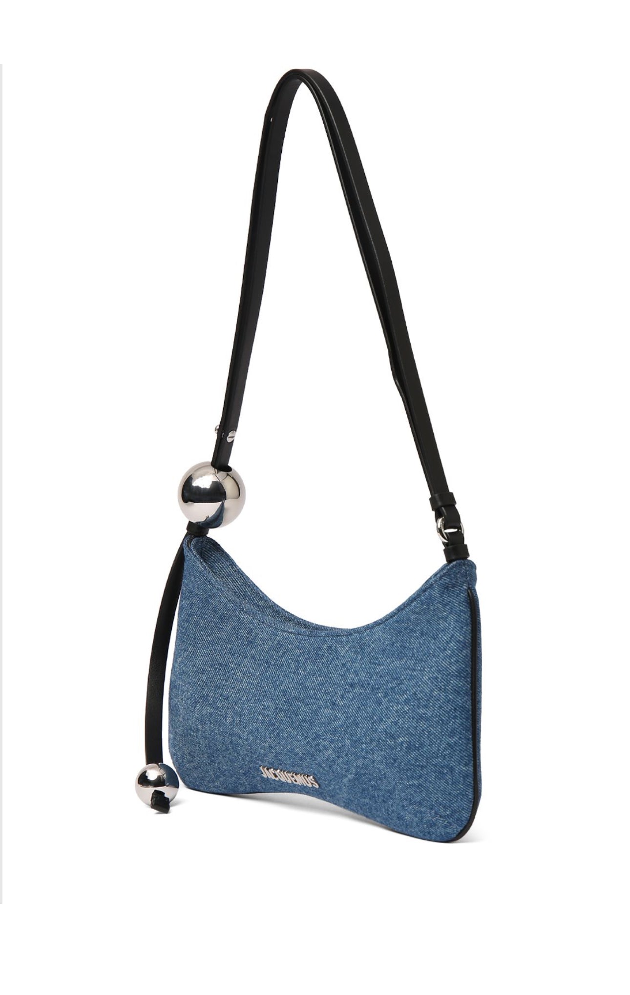 Jacquemus Le Bisou Perle Denim Shoulder Bag