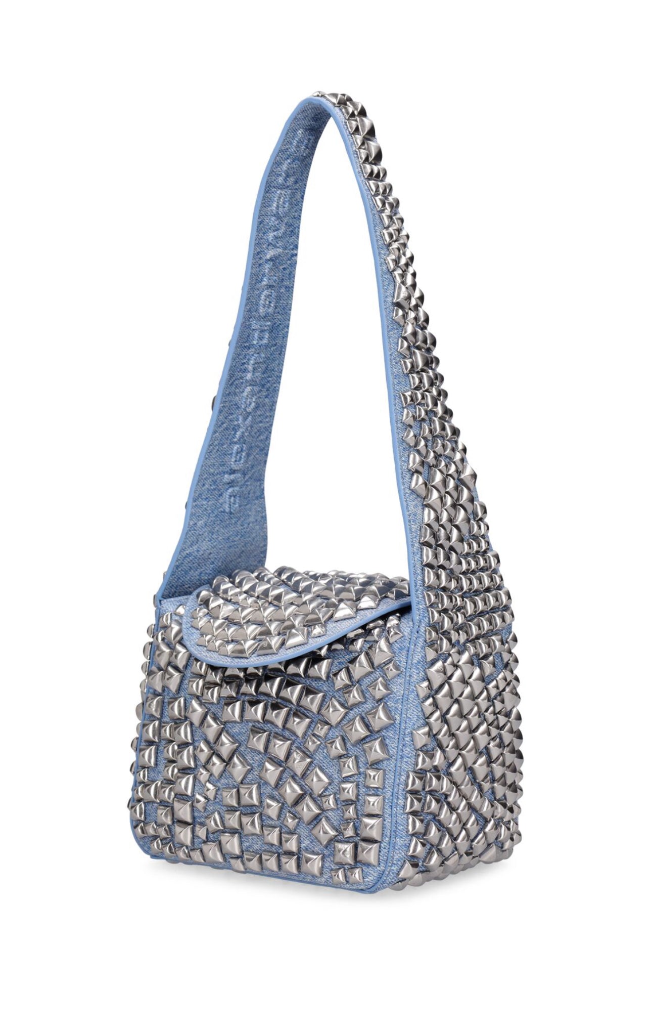 Alexander Wang Small Spike Leather Hobo Bag