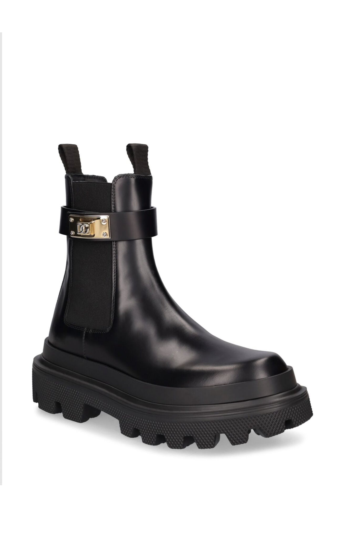 Dolce&Gabbana 50mm Brushed Leather Ankle Boots