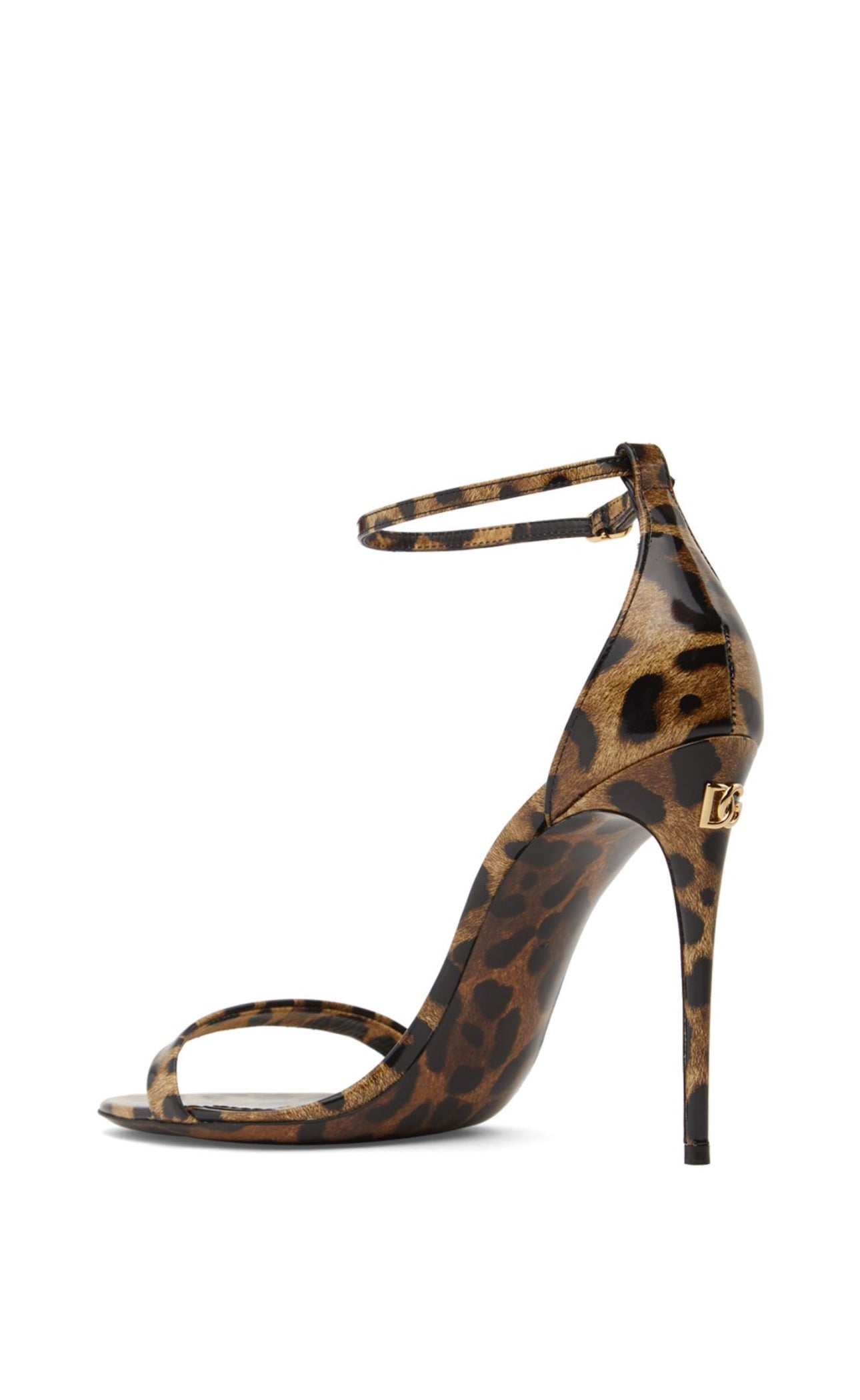 Dolce&Gabbana 105mm Keira Patent Leather Sandals