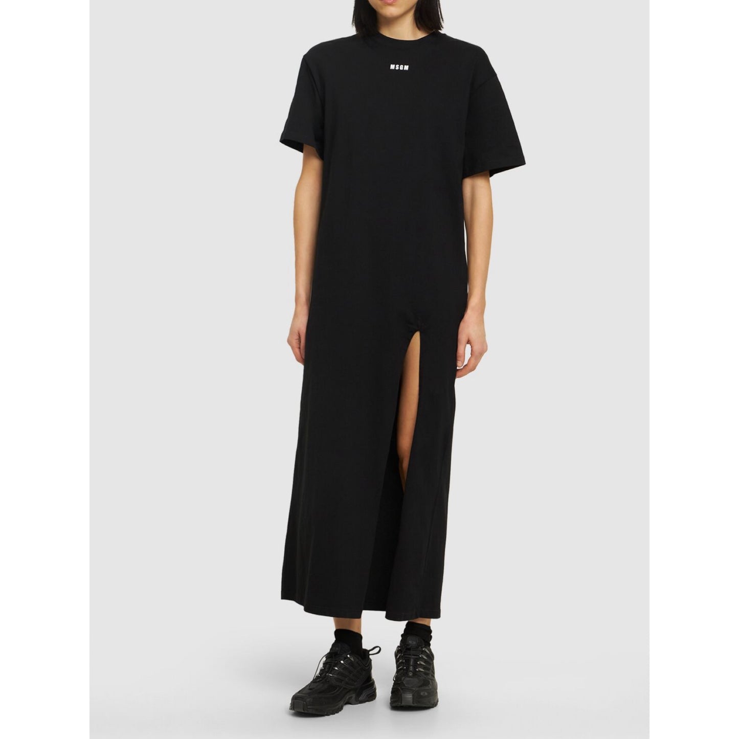 MSGM Cotton T-shirt Midi Dress