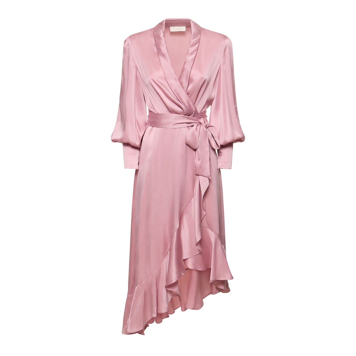 Zimmermann Silk Midi Wrap Dress