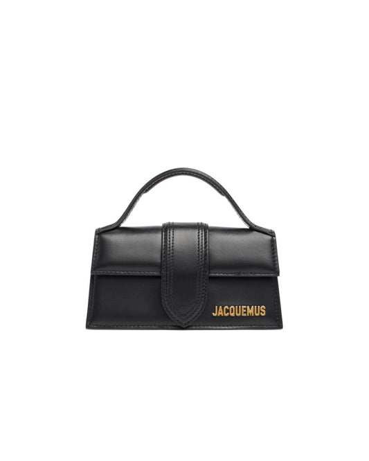 Jacquemus Le Bambino Leather Top Handle Bag Black