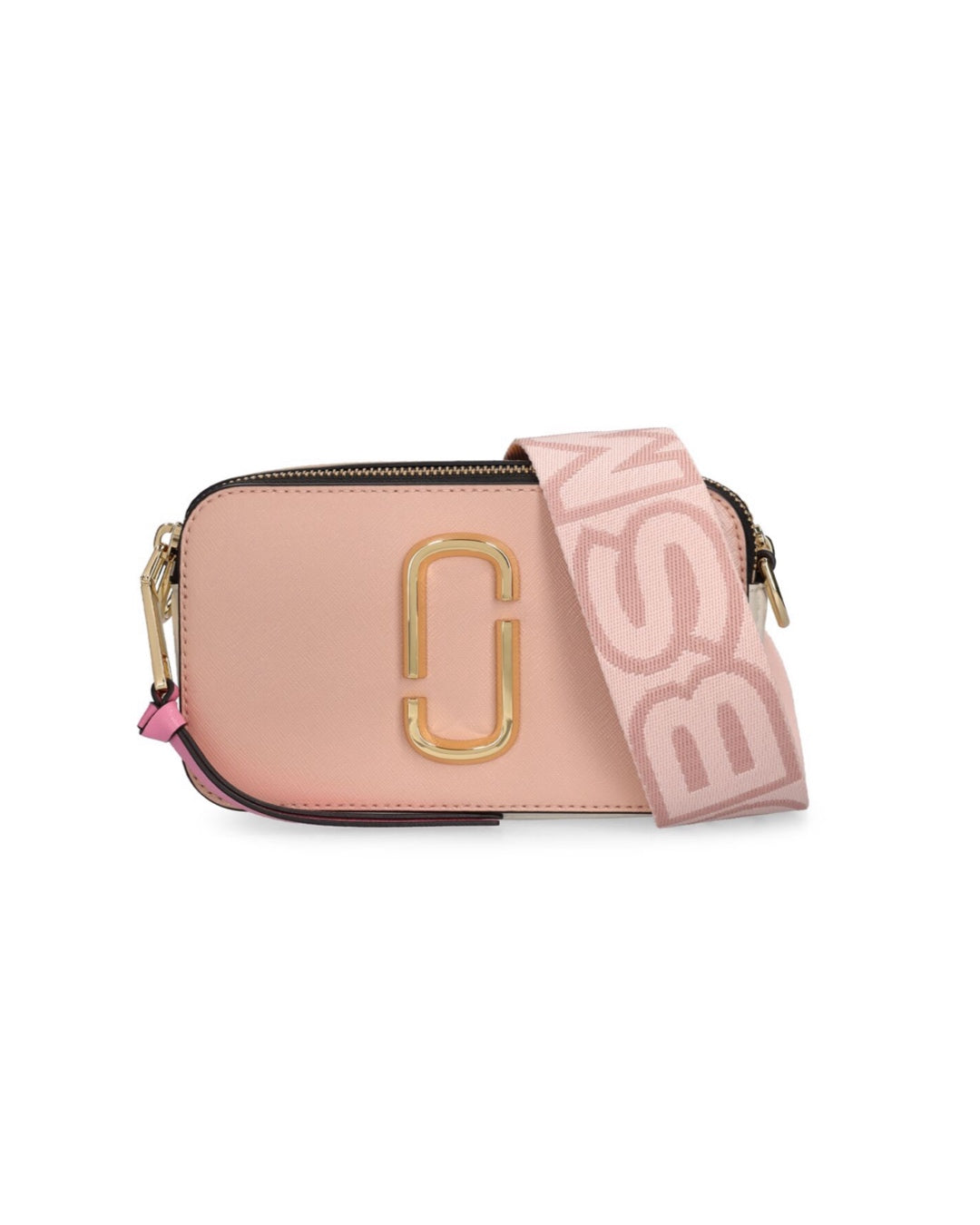 Marc Jacobs The Snapshot Leather Shoulder Bag Rose Multi