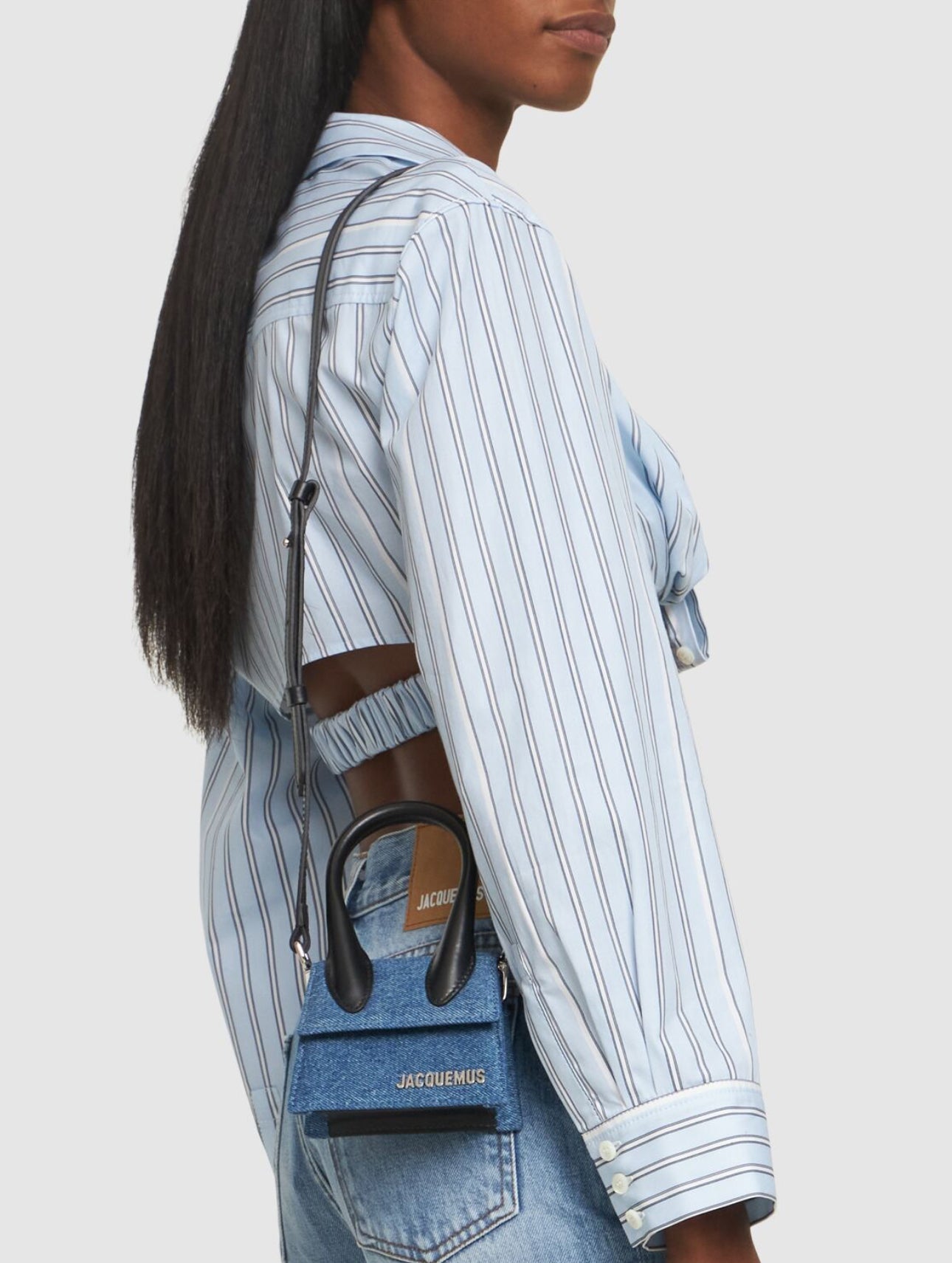 Jacquemus Le Chiquito Denim Top Handle Bag