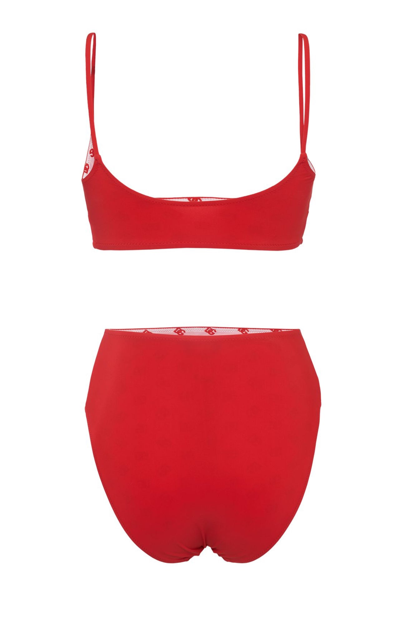 Dolce&Gabbana Logo Jersey Bikini Set