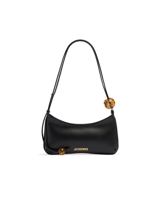 Jacquemus Le Bisou Perle Black Leather bag