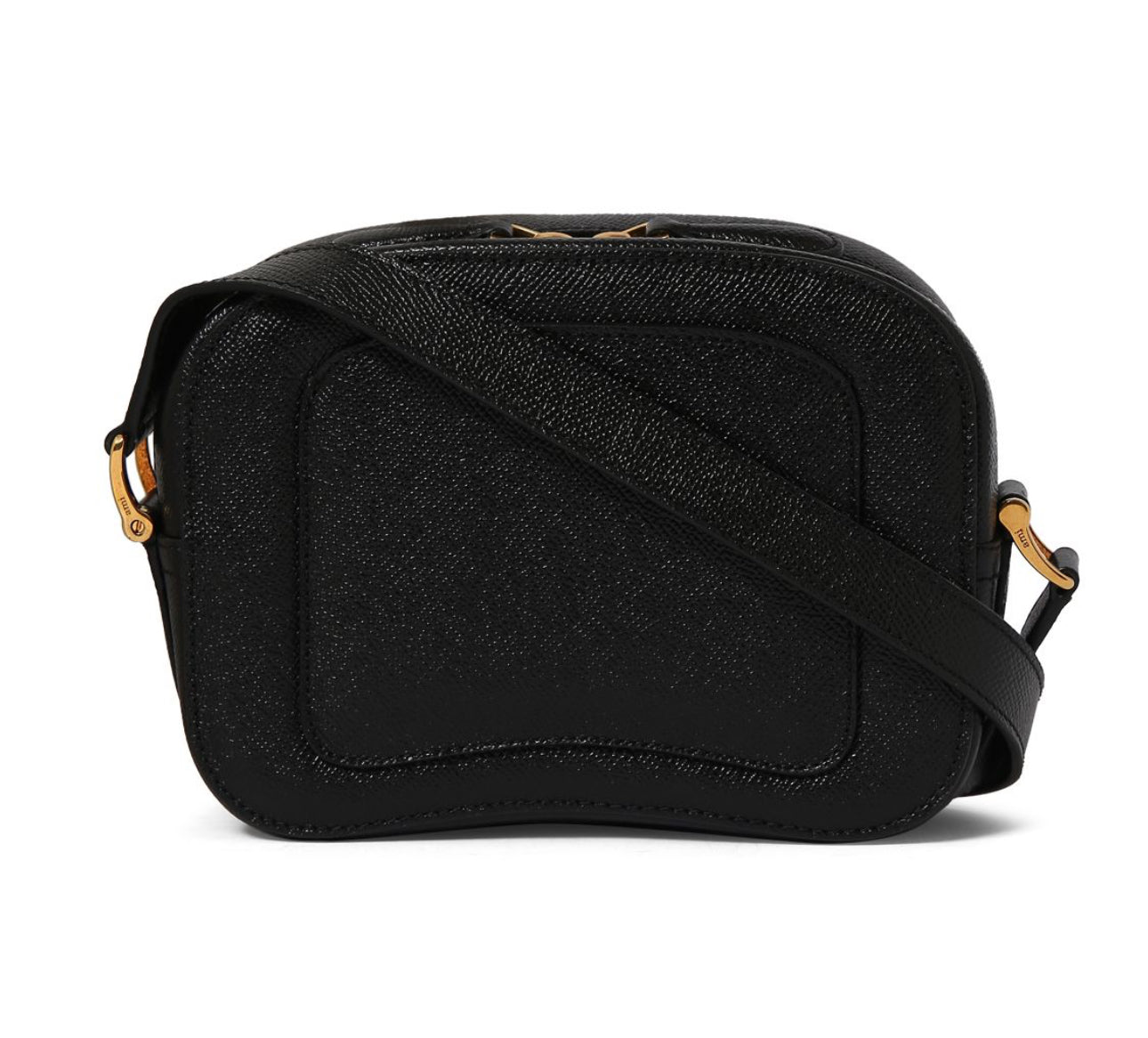 Ami Paris Paris Grained Leather Camera Bag