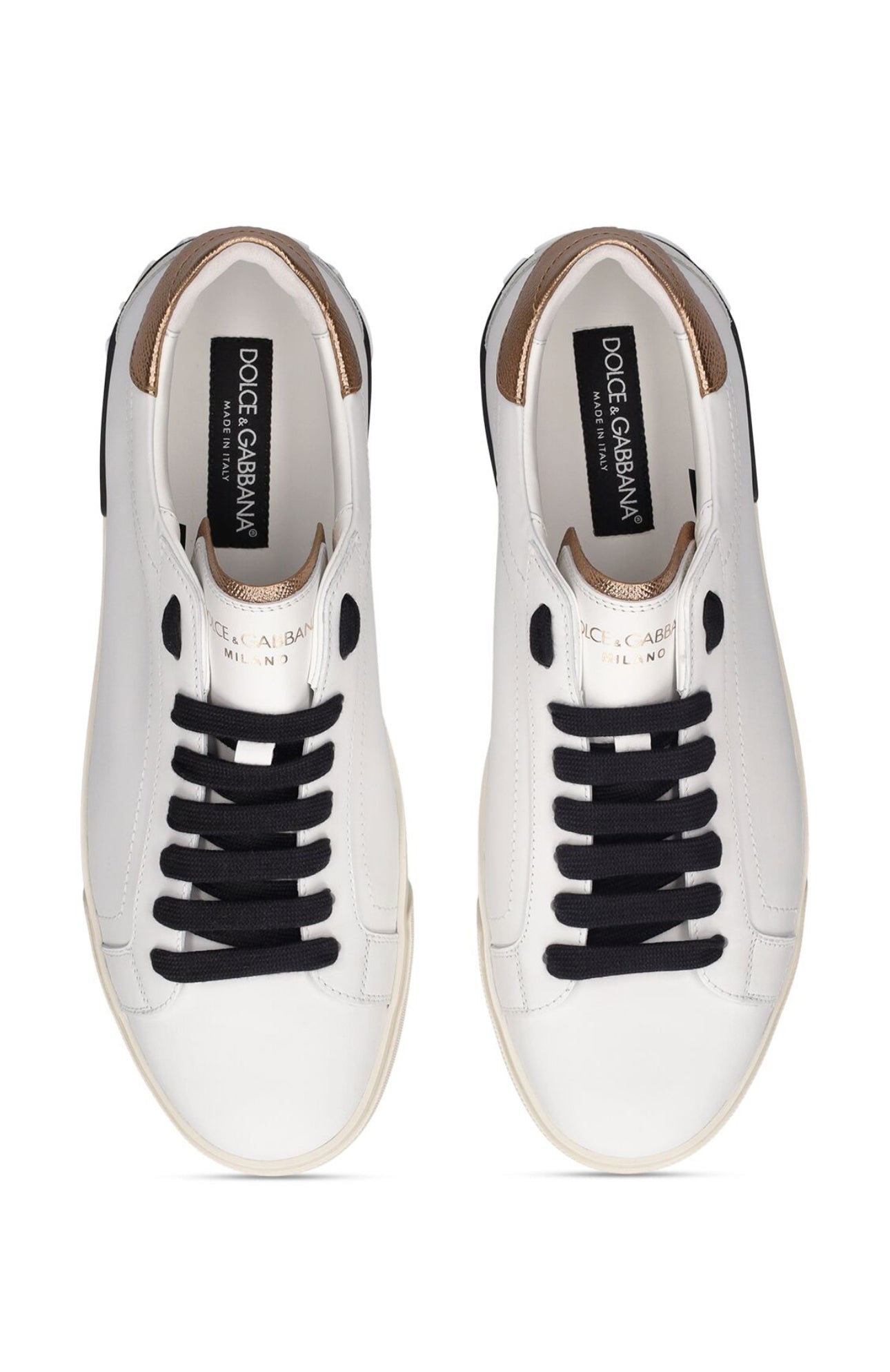 Dolce&Gabbana Portofino Leather Sneakers