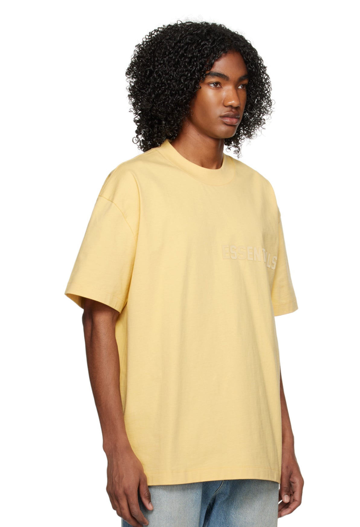 Fear Of God Essentials Exclusive Yellow T-shirt