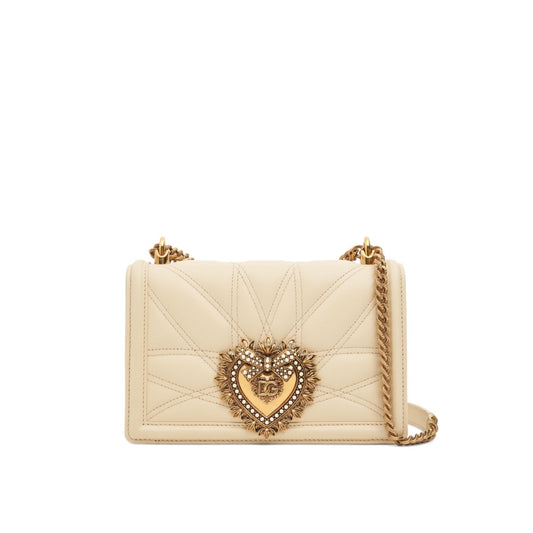 Dolce&Gabbana Devotion Leather Shoulder Bag