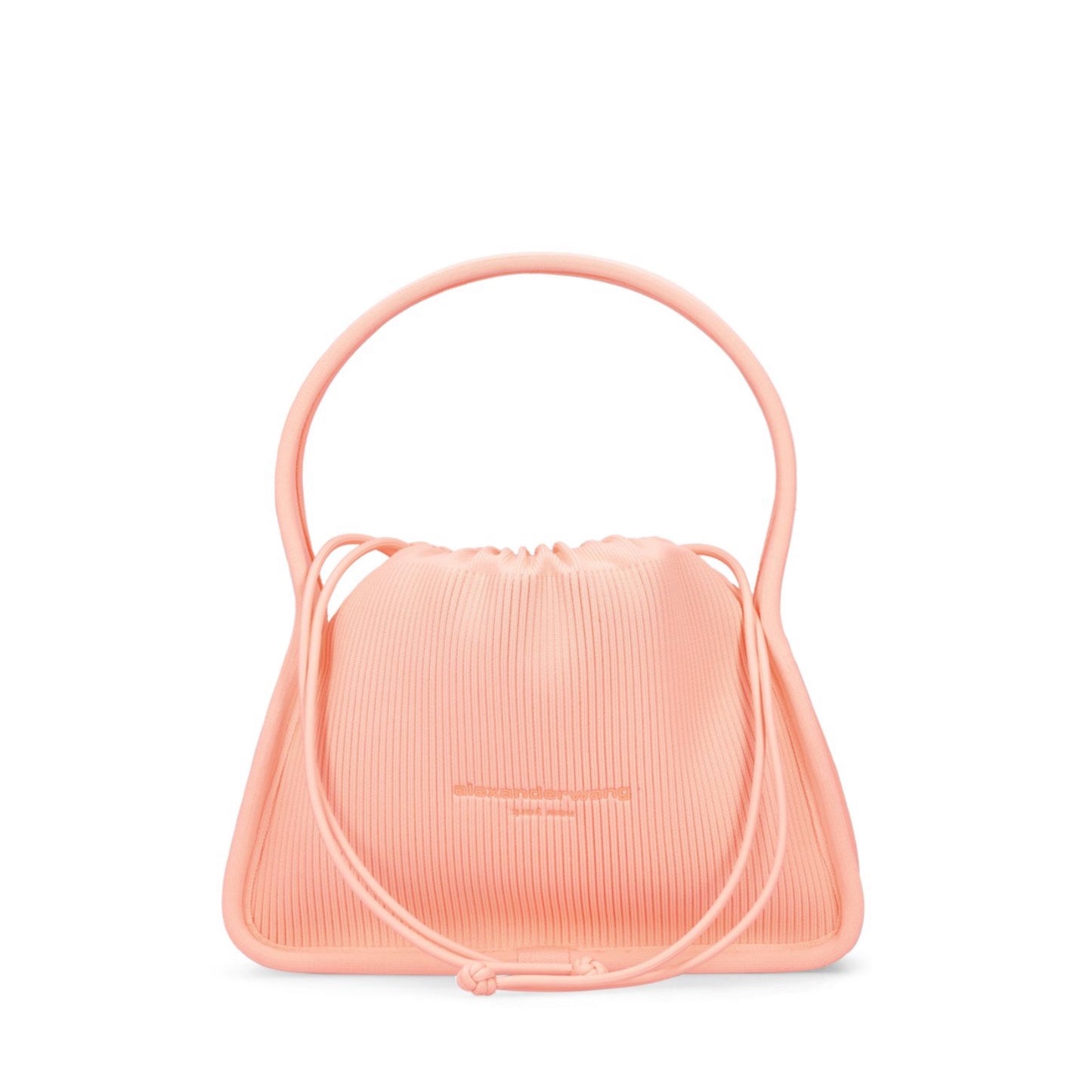 Alexander Wang Small Ryan Ribbed Nylon Top Handle Bag