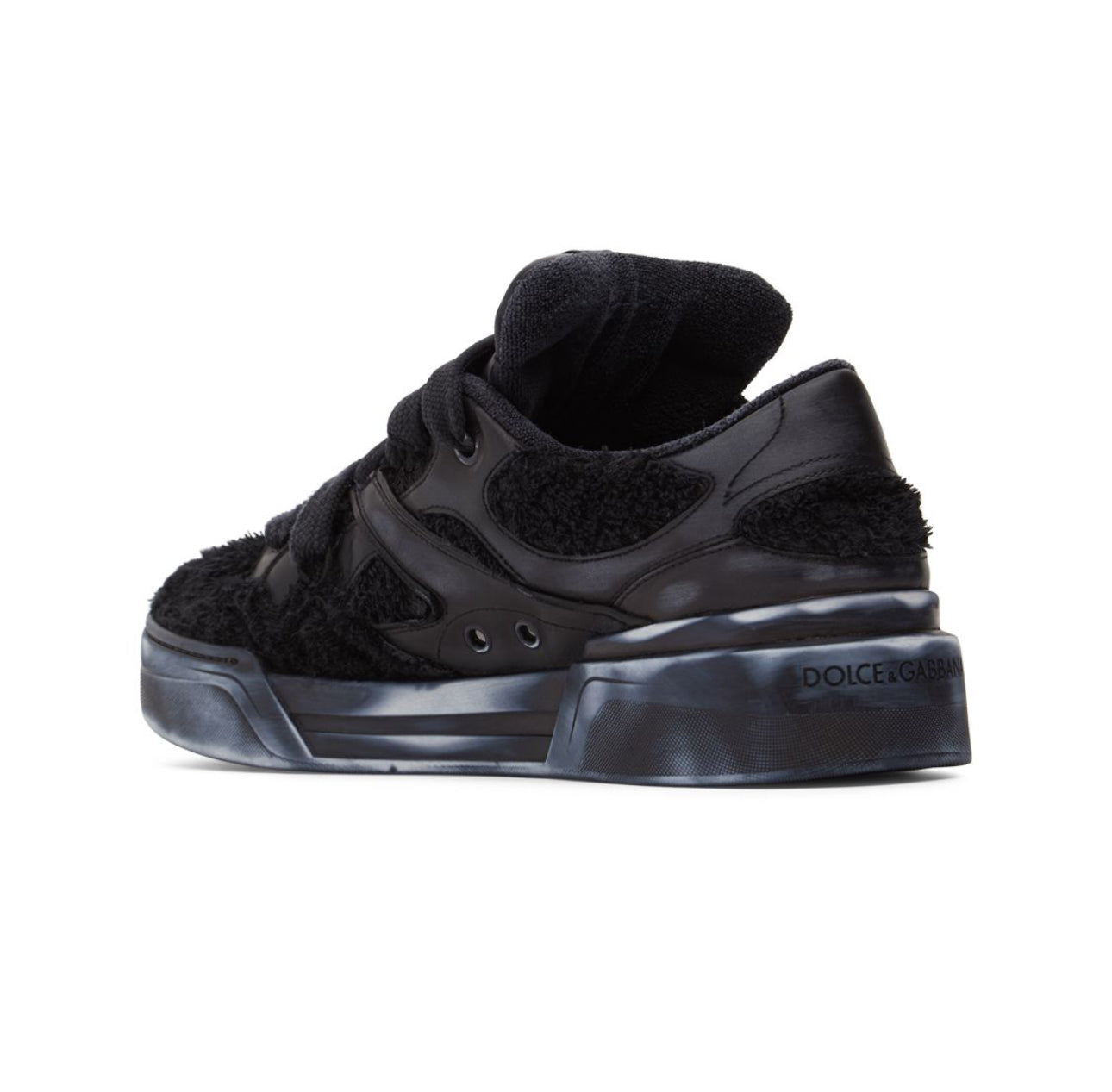 Dolce & Gabbana Leather Low Top Sneakers