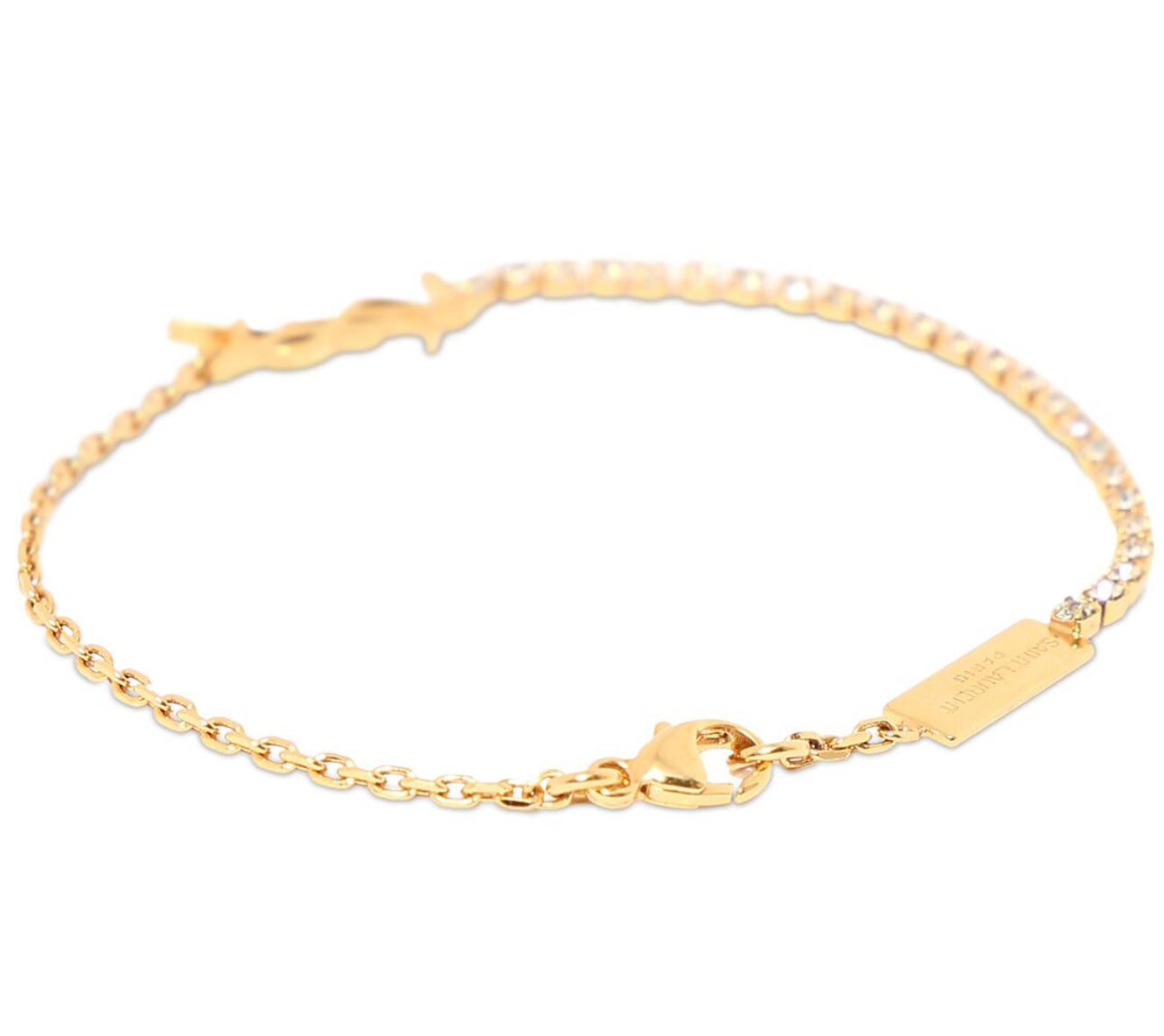 Saint Laurent Brass Chain Bracelet