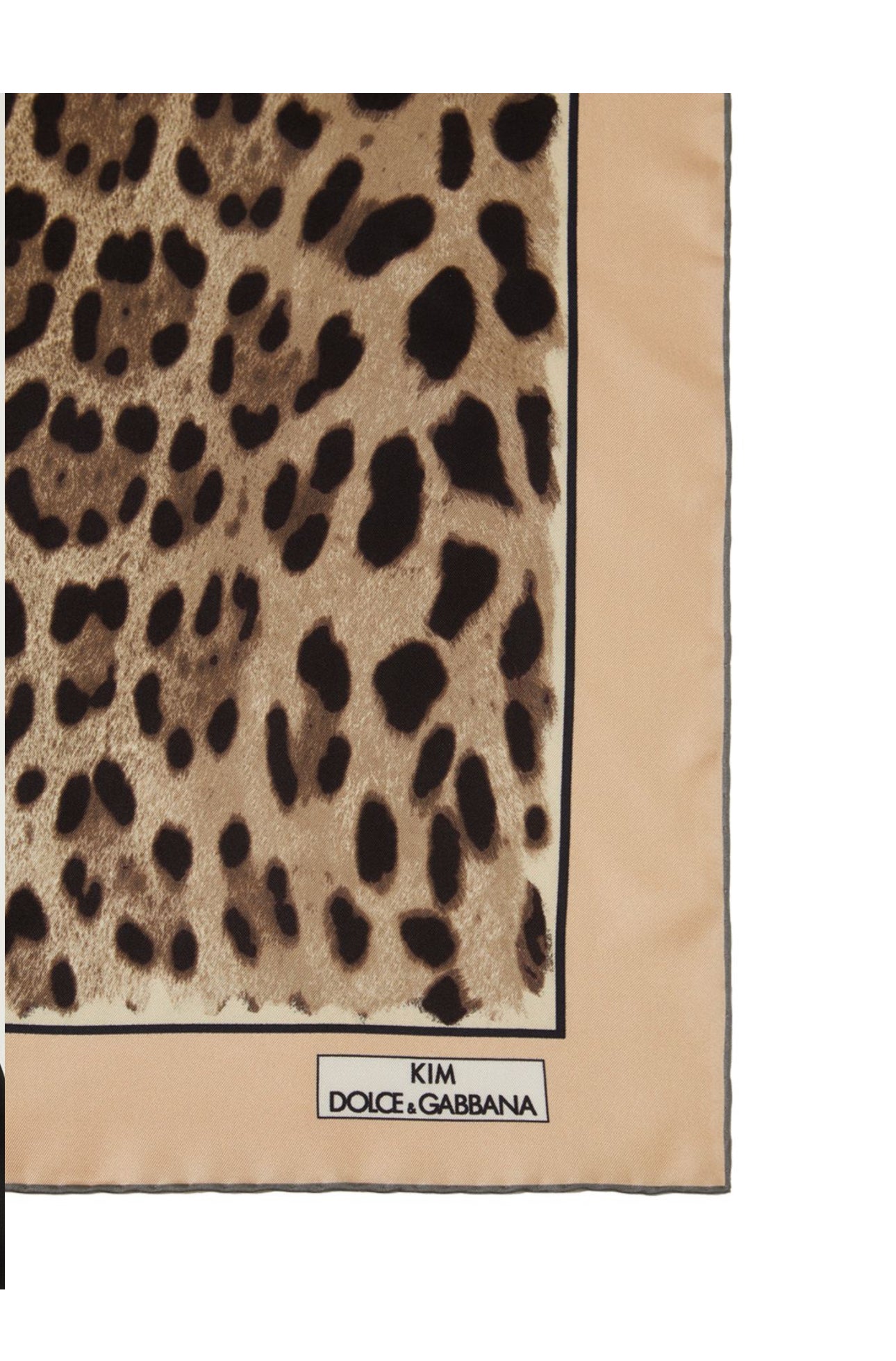 Dolce&Gabbana Leo Printed Silk Twill Foulard