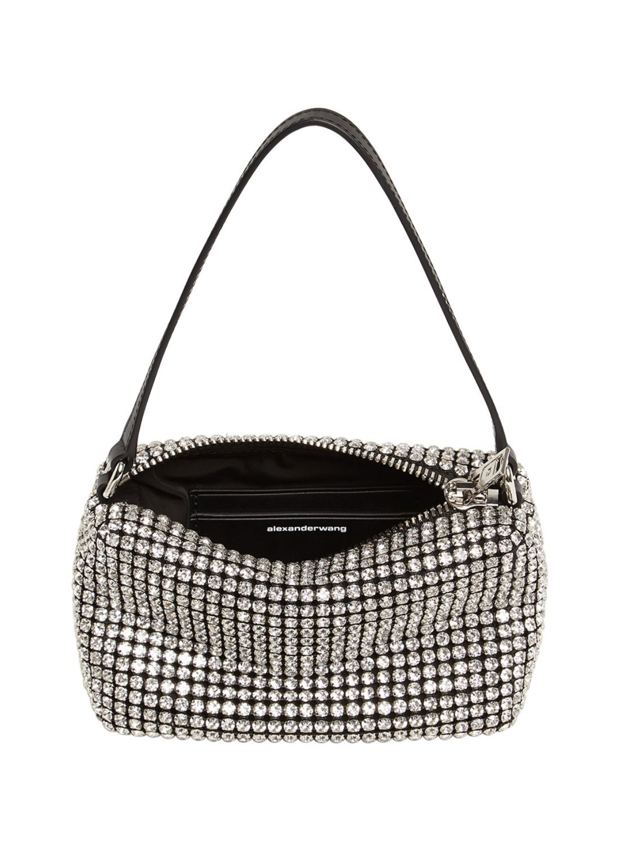 Alexander Wang Medium Hairess Crystal Top Handle Bag