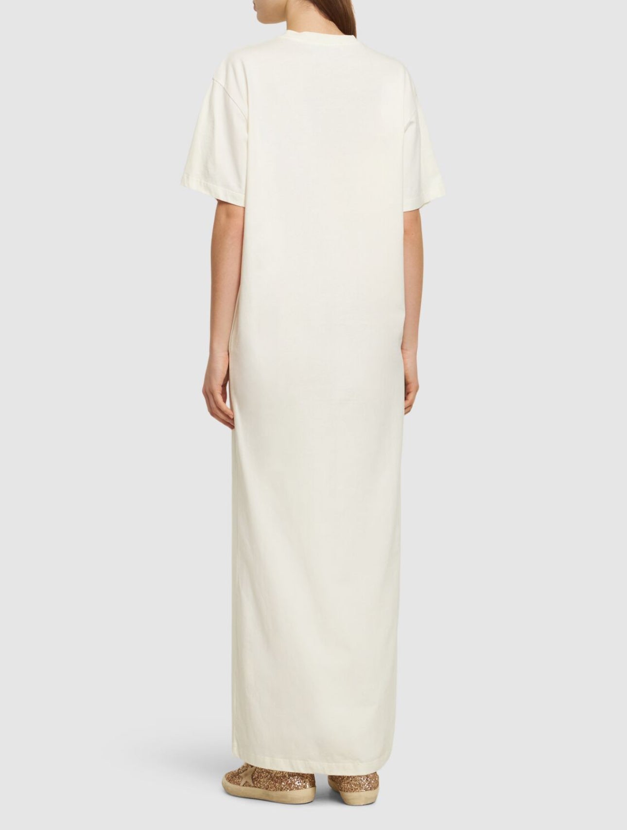 MSGM Cotton T-shirt Midi Dress