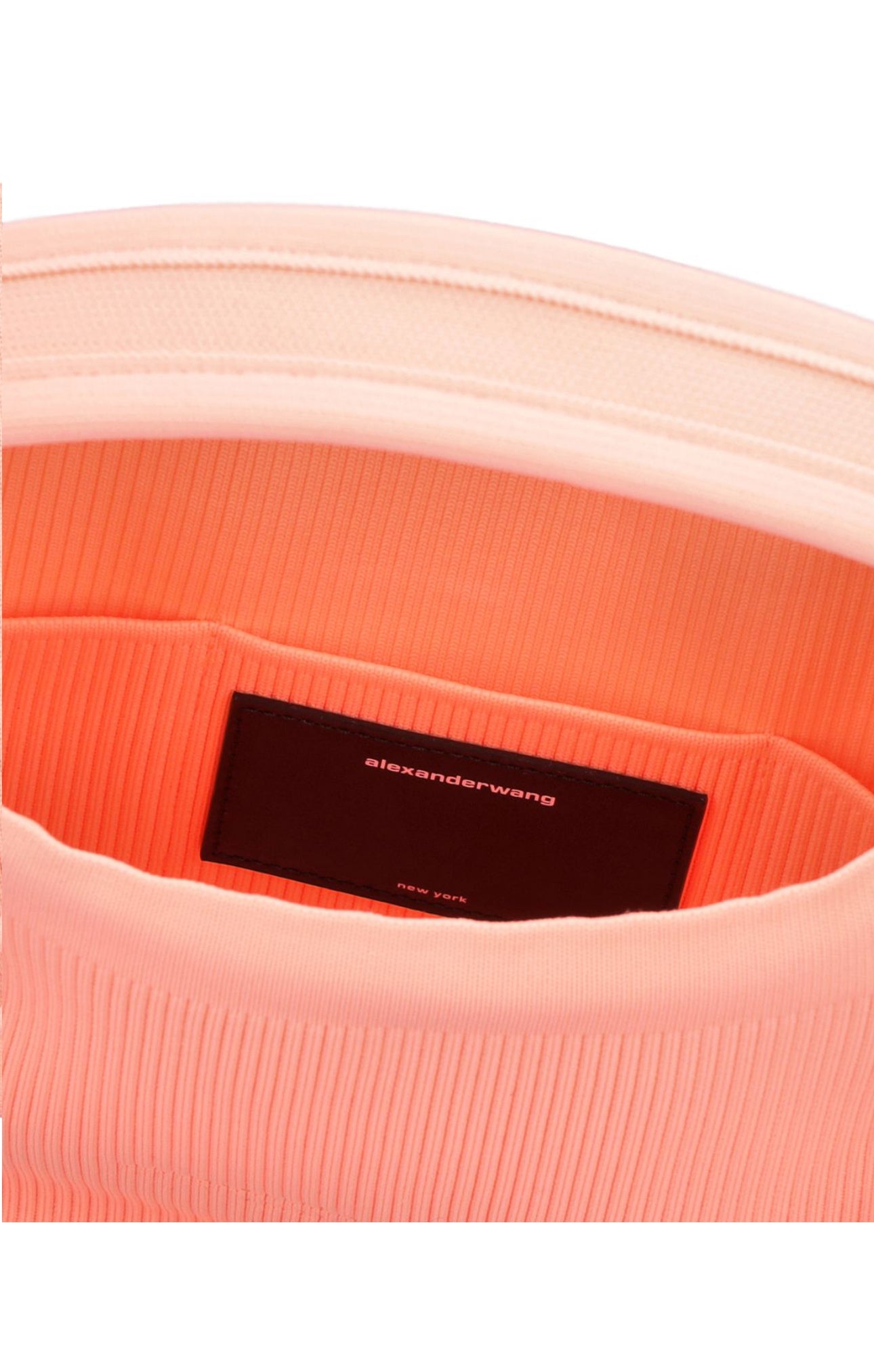 Alexander Wang Small Ryan Ribbed Nylon Top Handle Bag