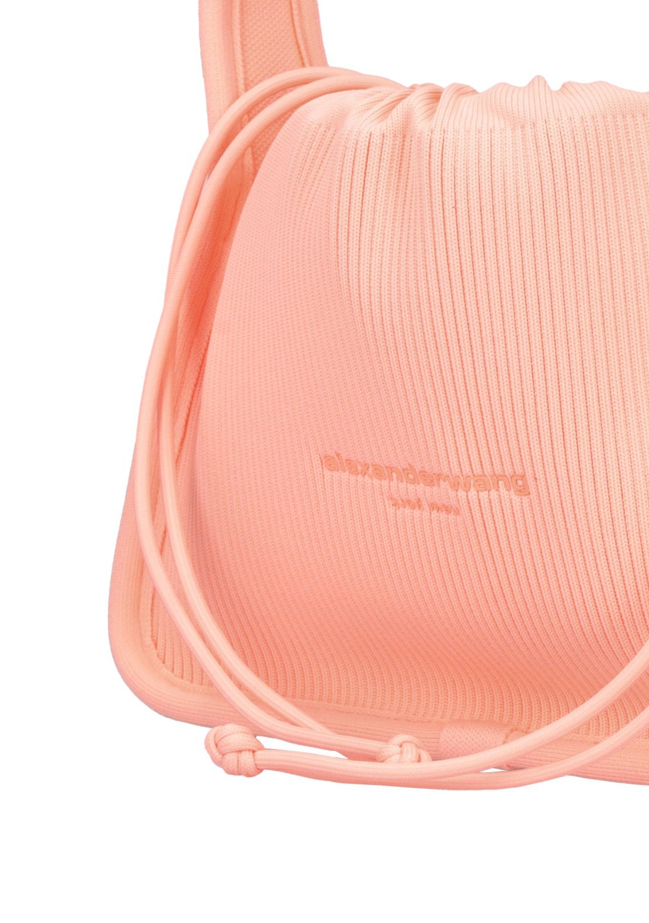 Alexander Wang Small Ryan Ribbed Nylon Top Handle Bag