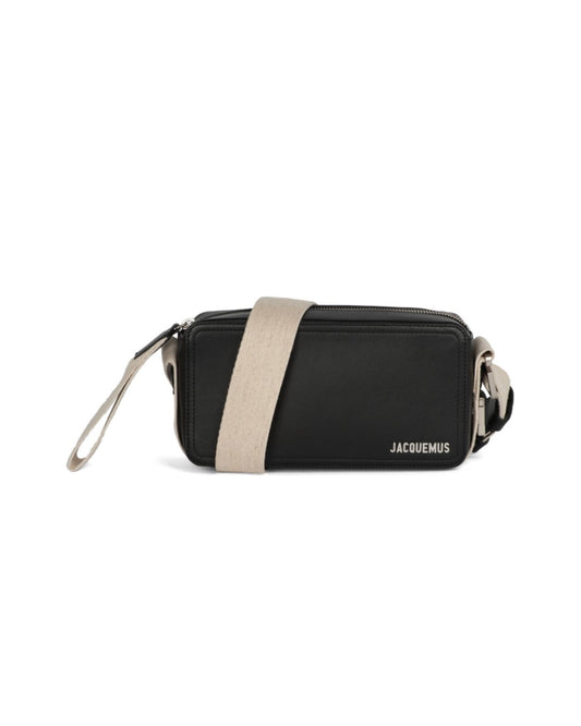 Jacquemus Le Cuerda Horizontal Crossbody Black bag