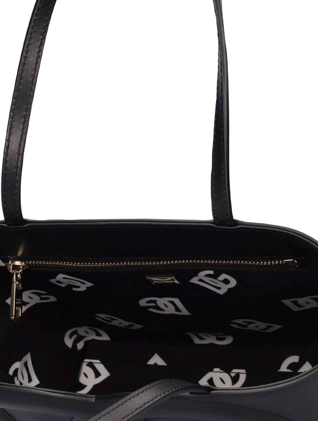 Dolce&Gabbana Logo Leather Tote Bag