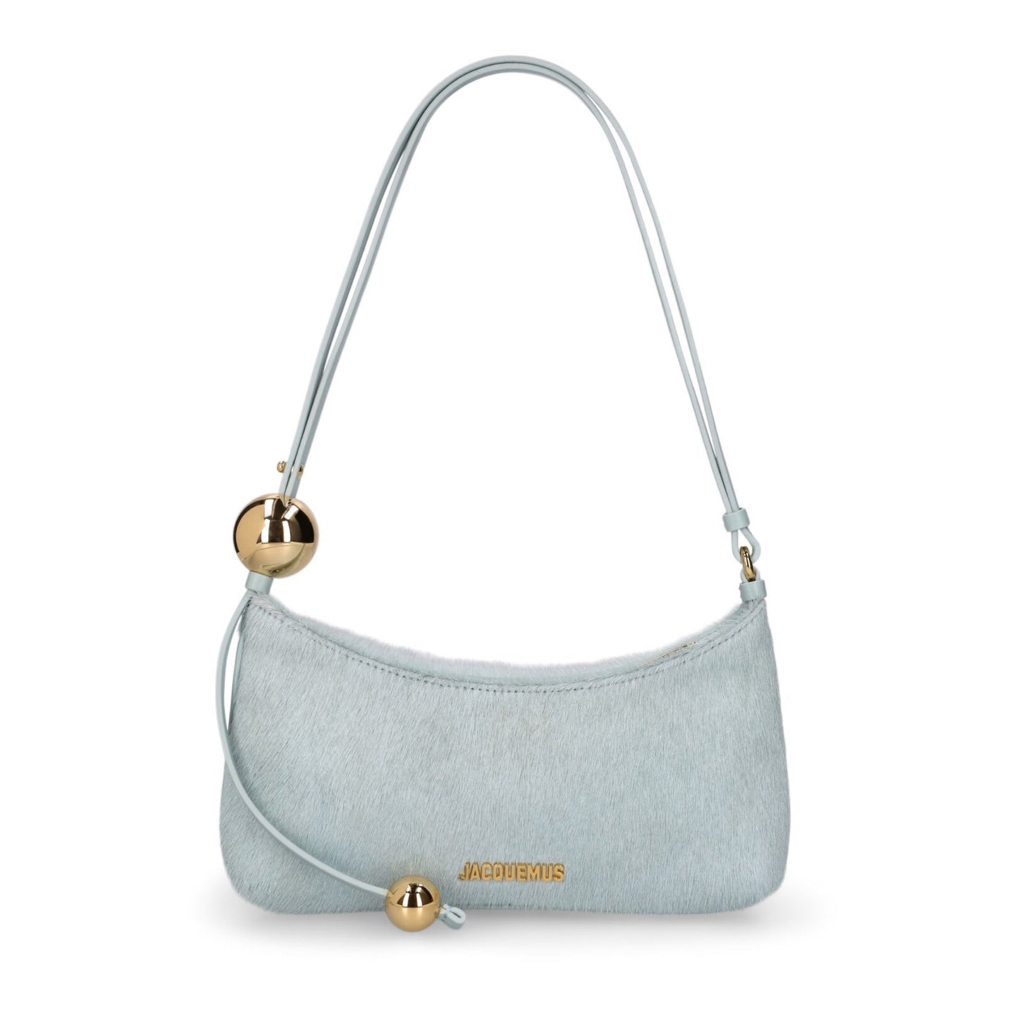 Jacquemus Le Bisou Perle Ponyhair Leather Bag