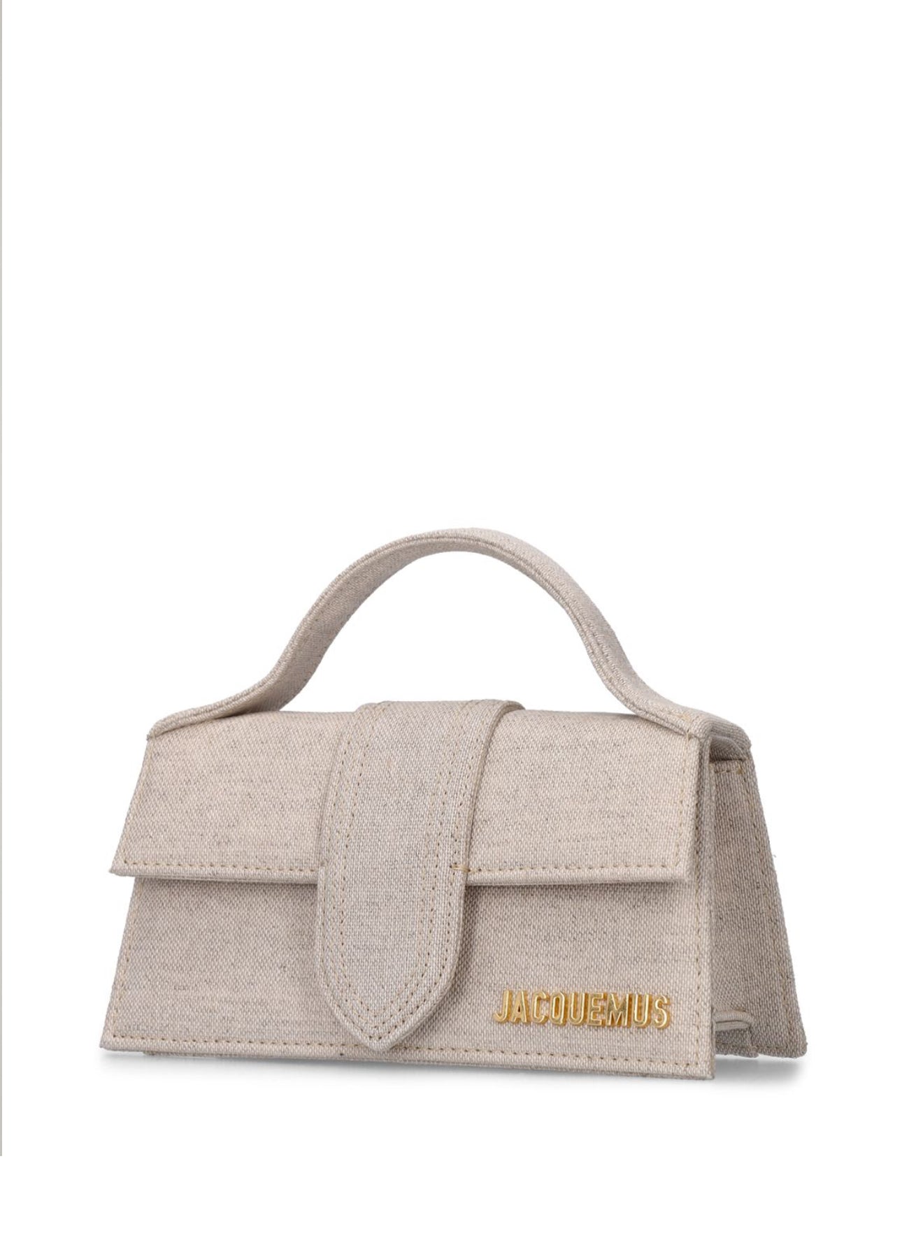 Jacquemus Le Bambino Cotton & Linen Top Handle Bag