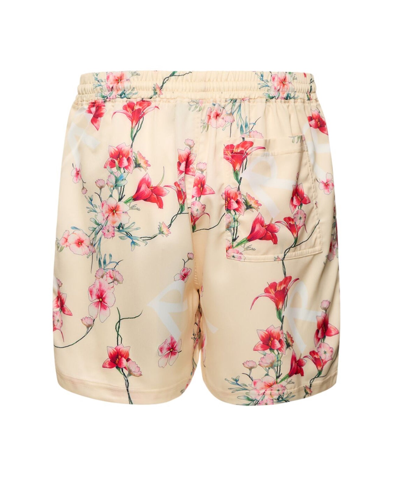 Represent Floral Printed Stretch Tech Logo Shorts