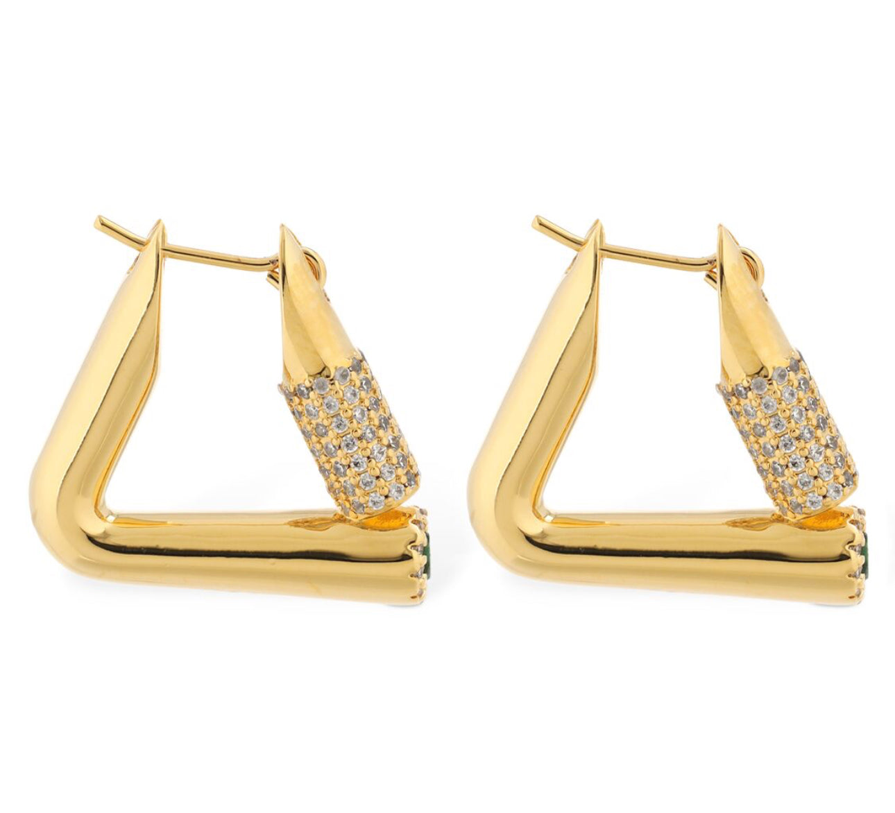 Zimmermann Swing Pave Hoop Earrings