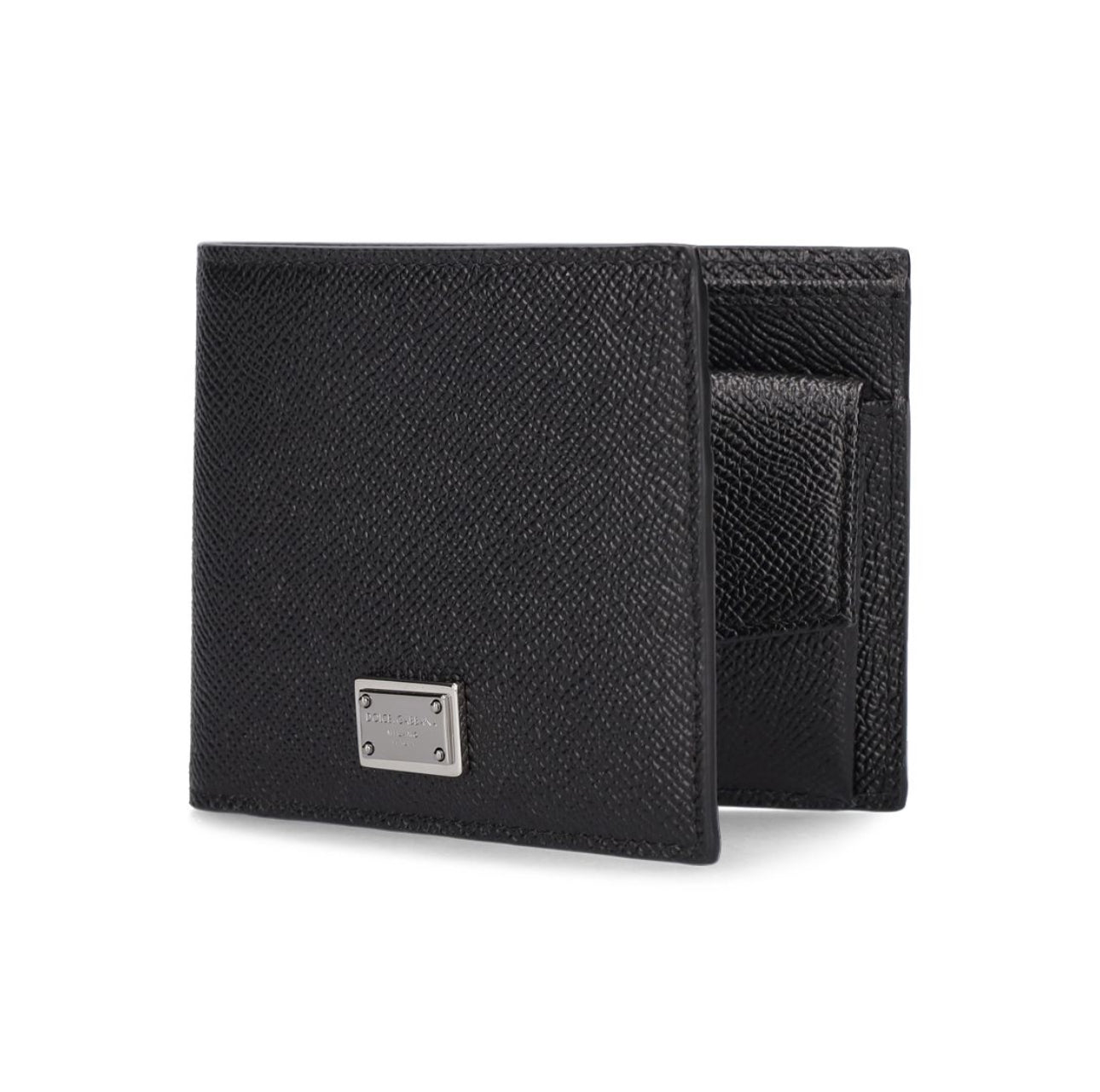 Dolce & Gabbana Logo Plaque Leather Wallet