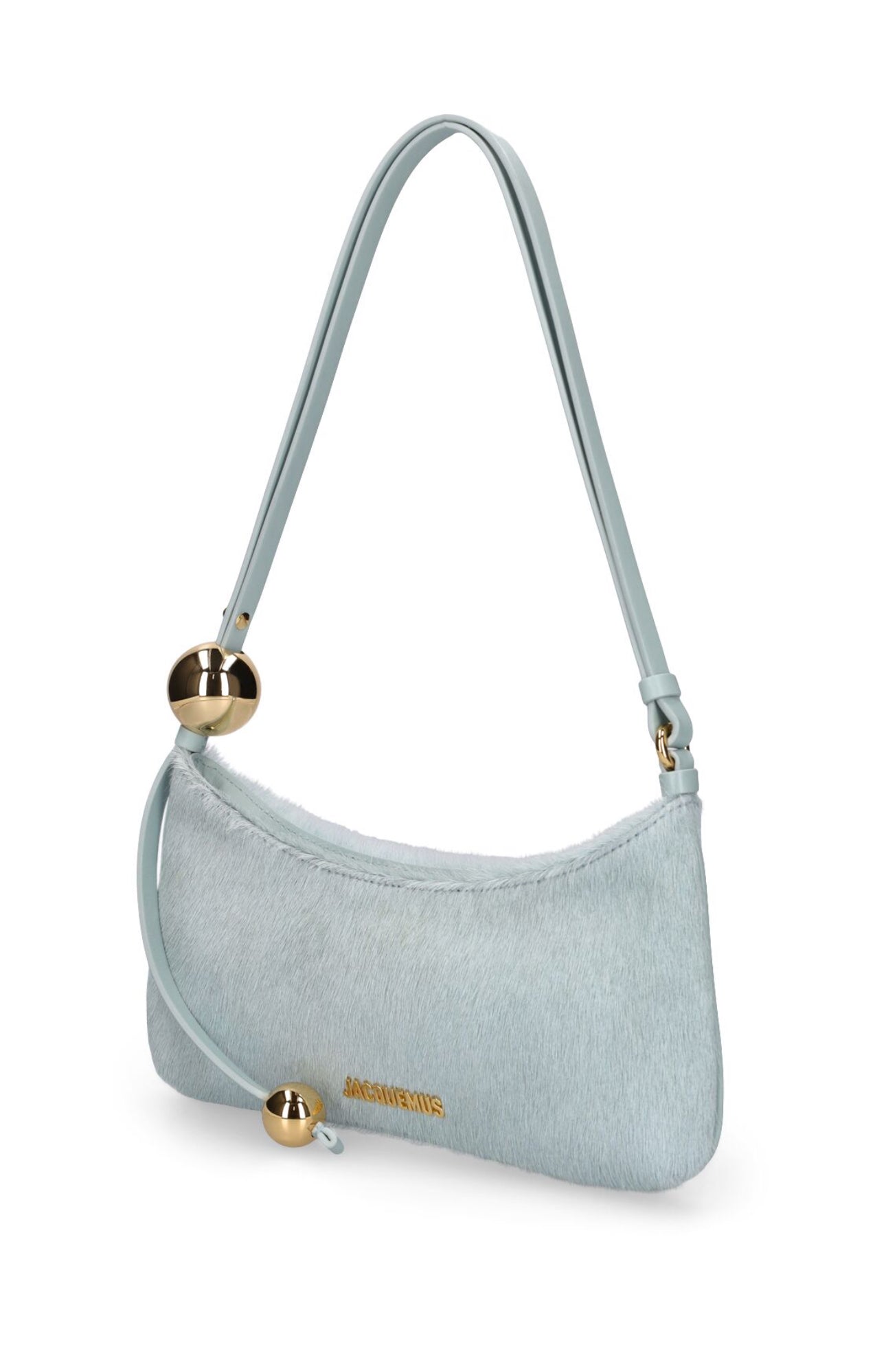 Jacquemus Le Bisou Perle Ponyhair Leather Bag