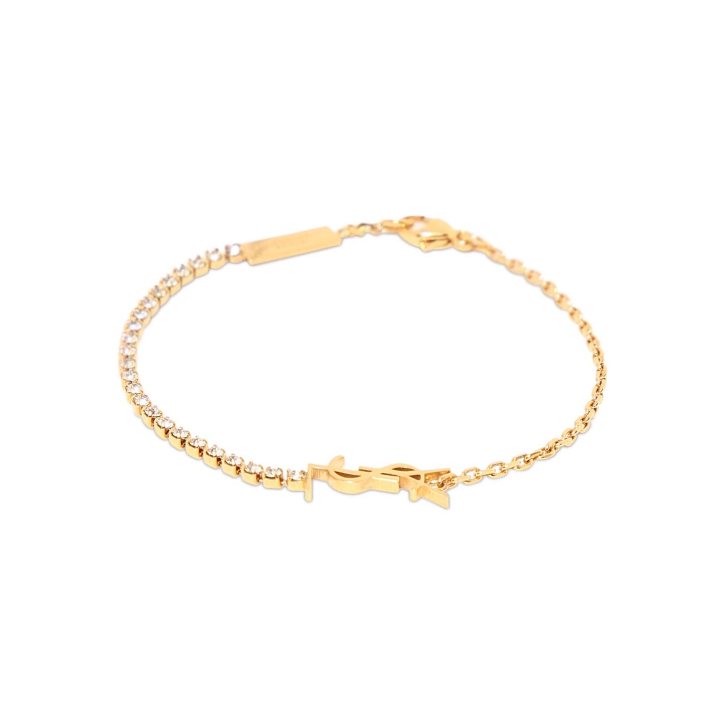 Saint Laurent Brass Chain Bracelet