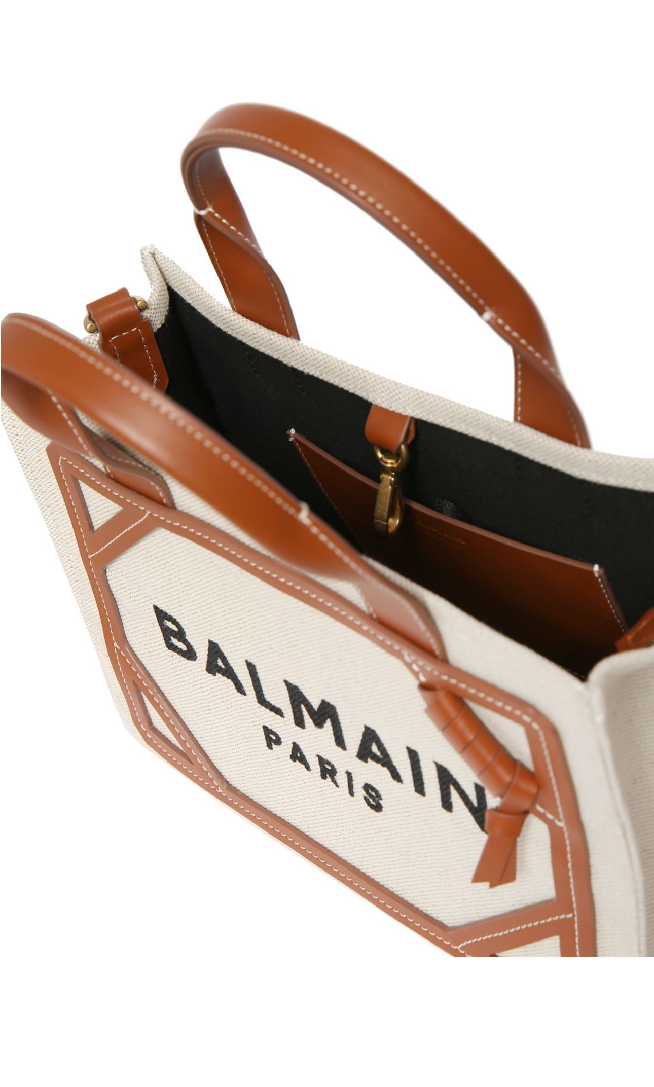 Balmain Small B-Army Canvas Bag