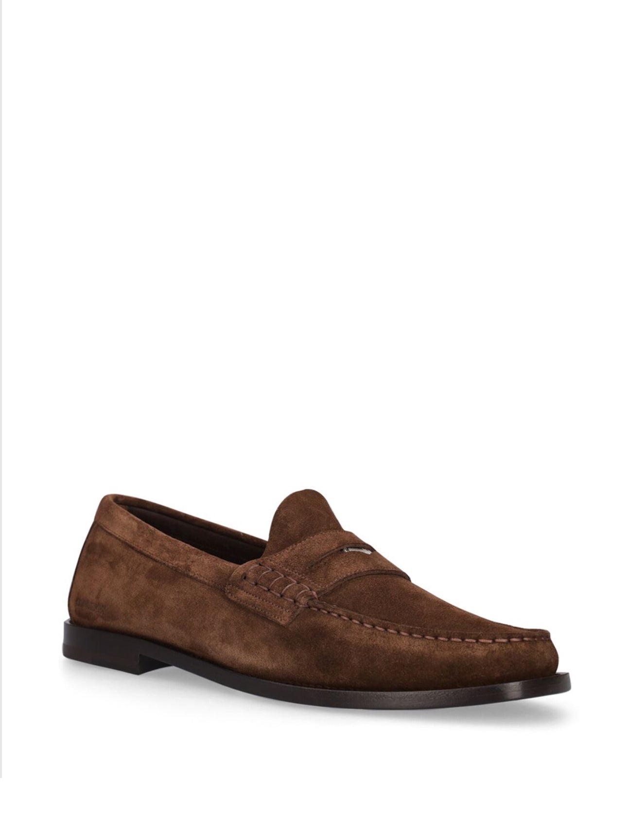 Burberry Rupert Suede Leather Loafers