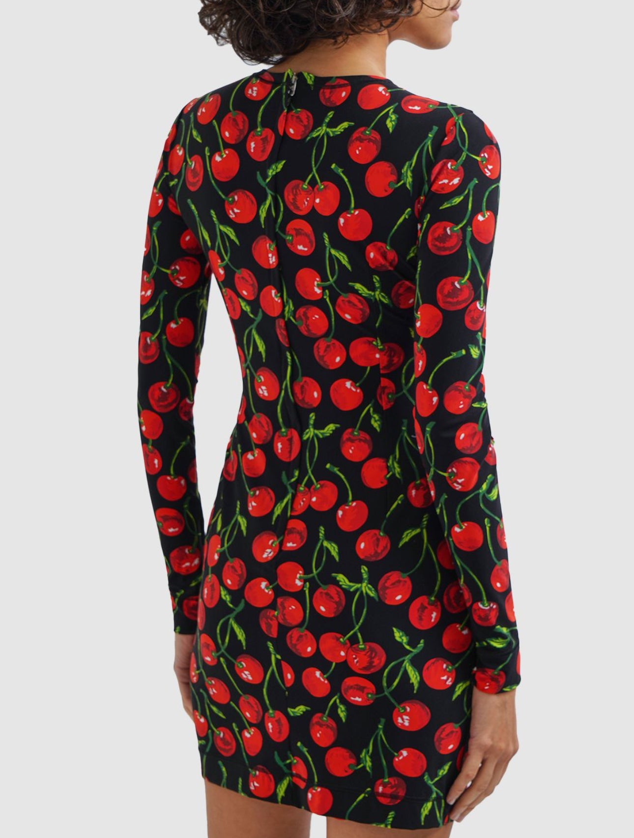 Dolce&Gabbana Cherry Print Jersey Mini Dress