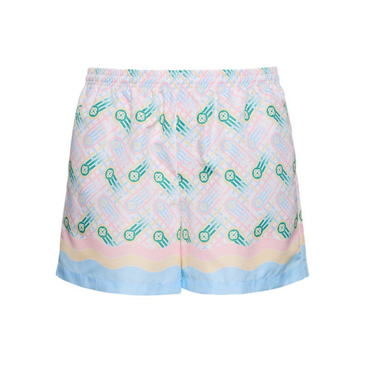 Casablanca Monogram Print Tech Swim Shorts