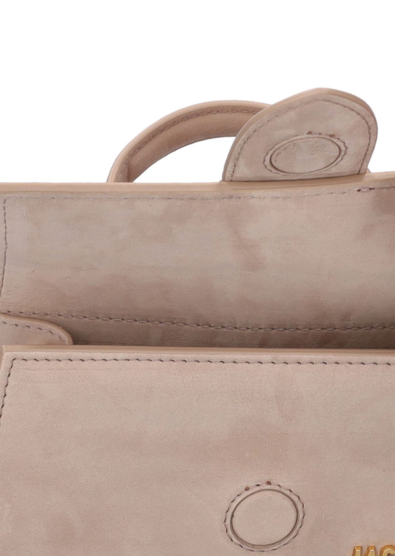 Jacquemus Le Bambino Nubuk Top Handle Bag