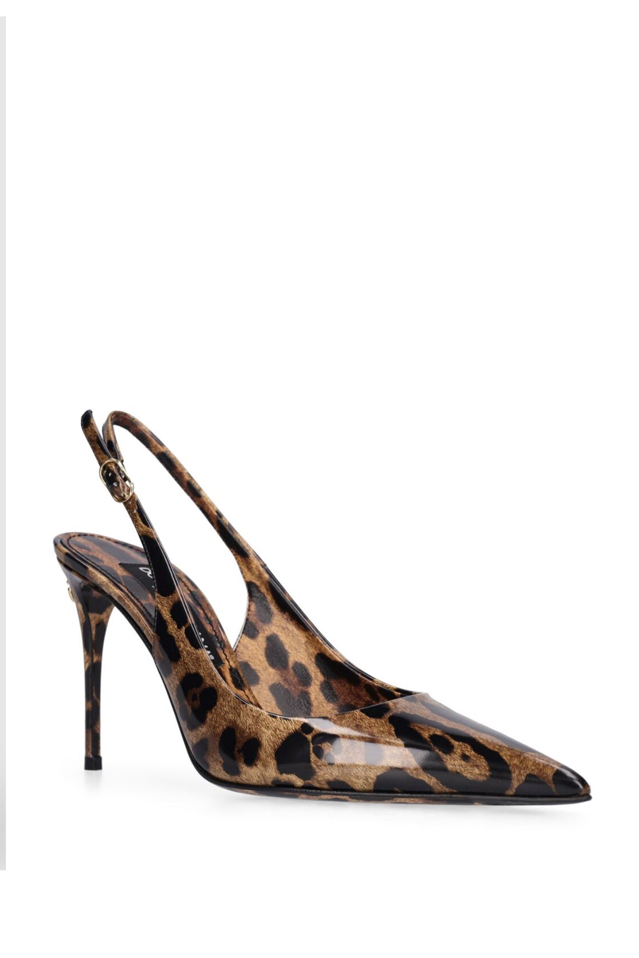 Dolce&Gabbana 90mm Lollo Printed Leather Pumps