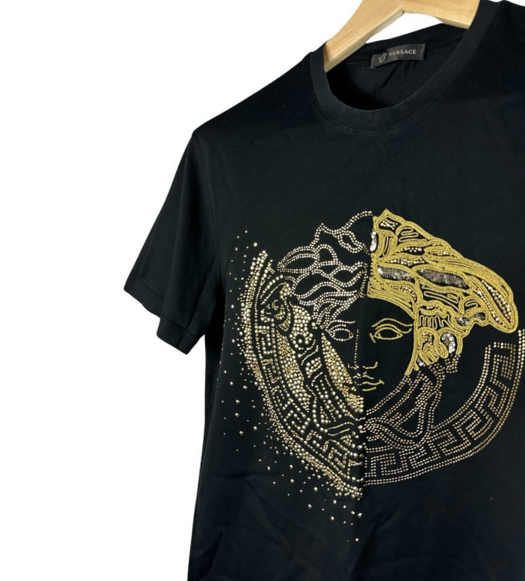 Versace Crystal Logo T-shirt