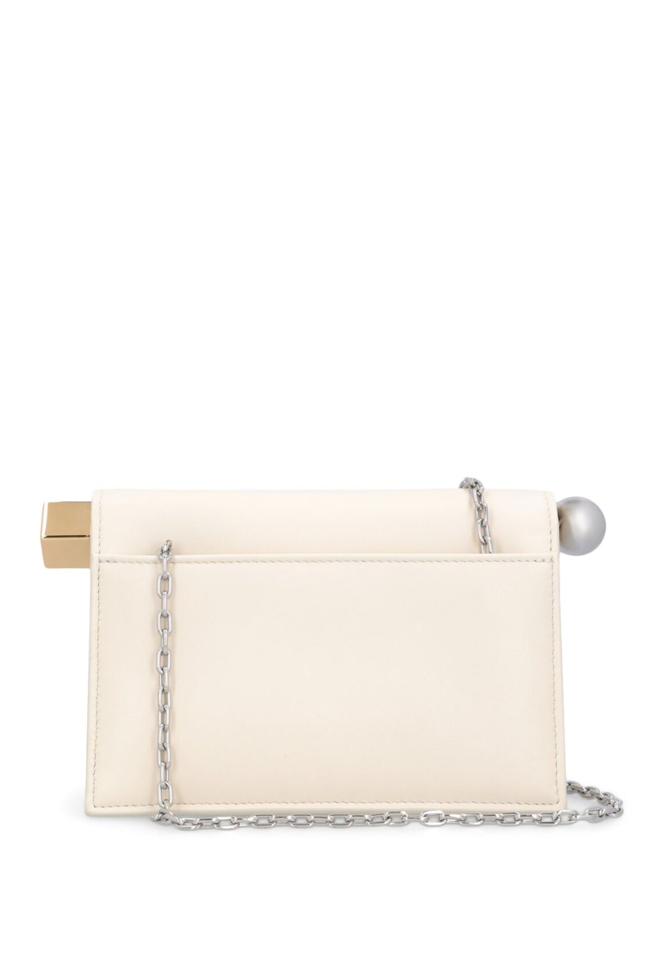 Jacquemus La Petite Pochette Rond Leather Clutch