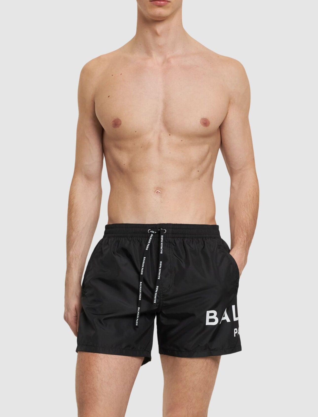 Balmain Logo Tech Swim Shorts