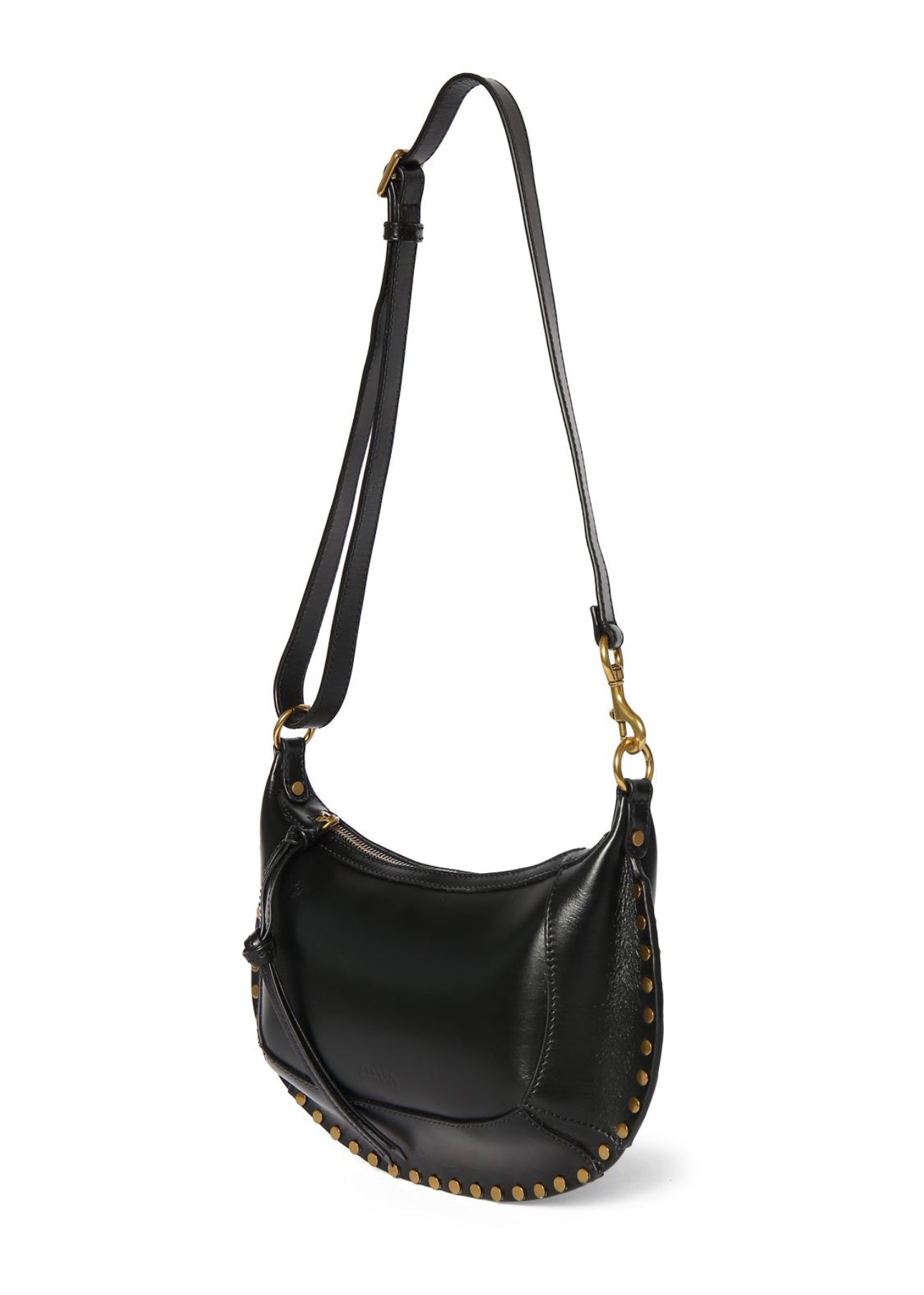 Isabel Marant Oskan Moon Leather Shoulder Bag