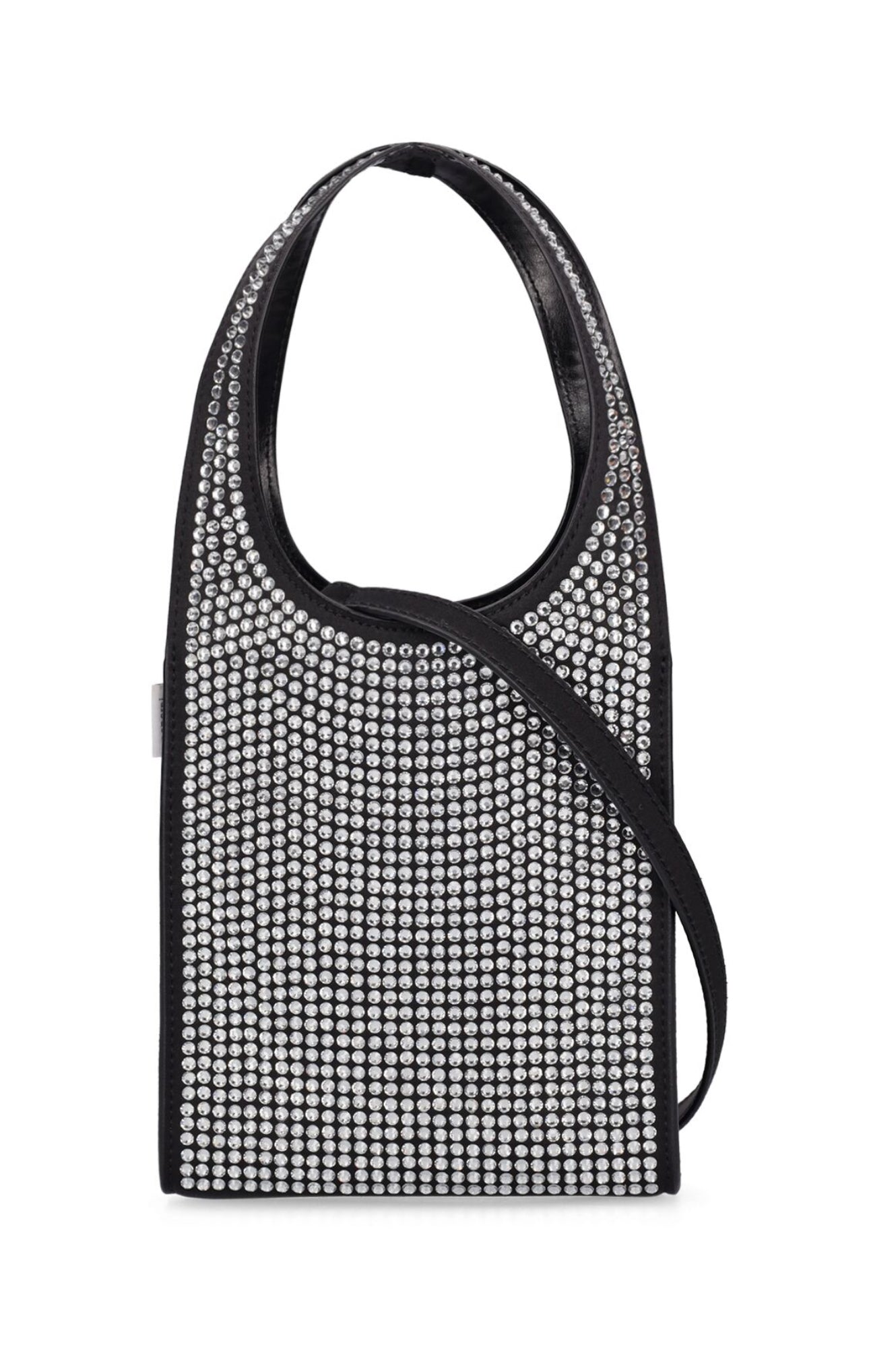 Coperni Mini Crystal Embellished Swipe Tote Bag