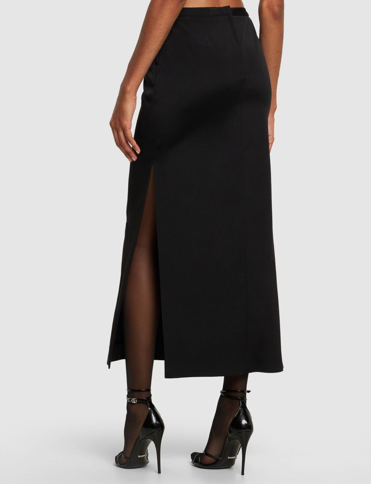 Dolce&Gabbana Stretch Cady Pencil Midi Skirt